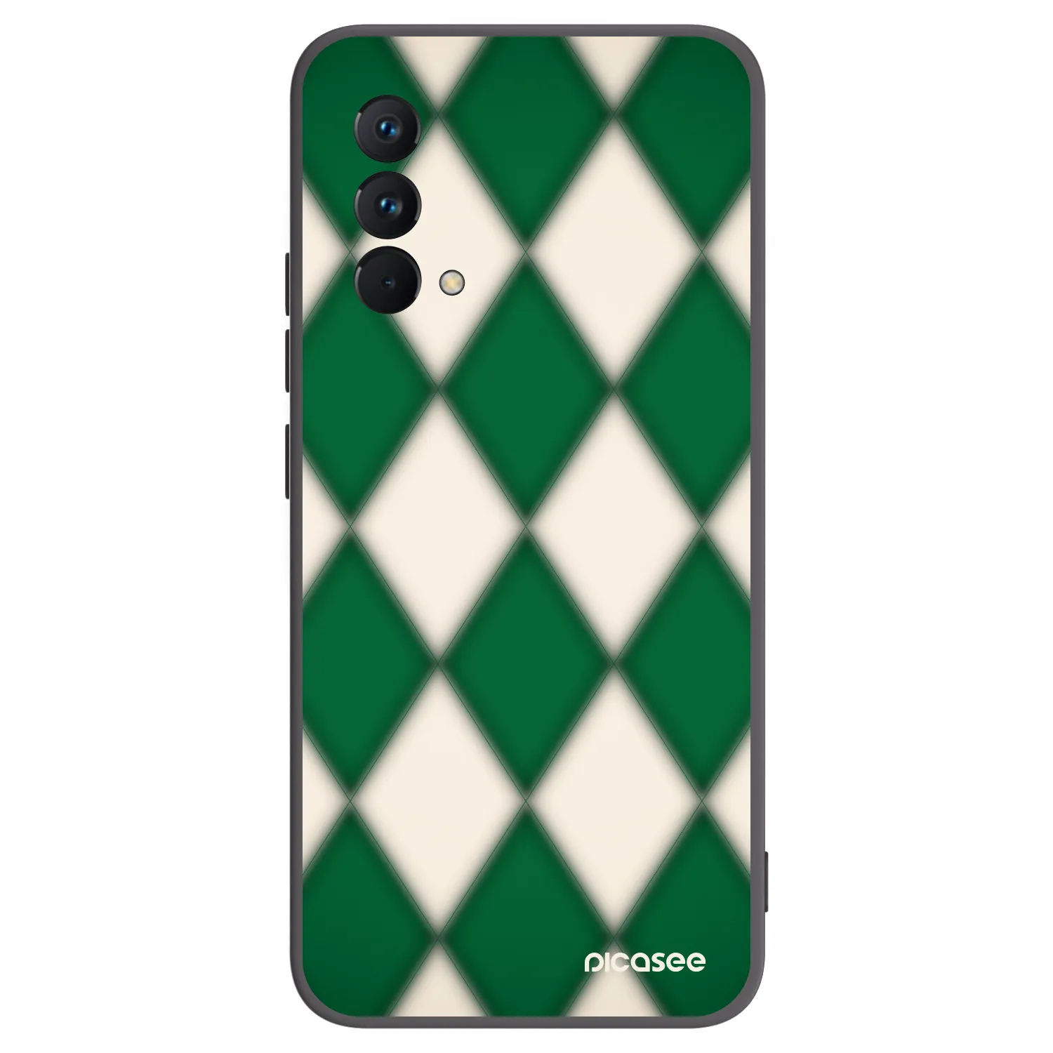 Picasee silikonowe czarne etui na Realme GT Master Edition 5G - Emerald Diamond