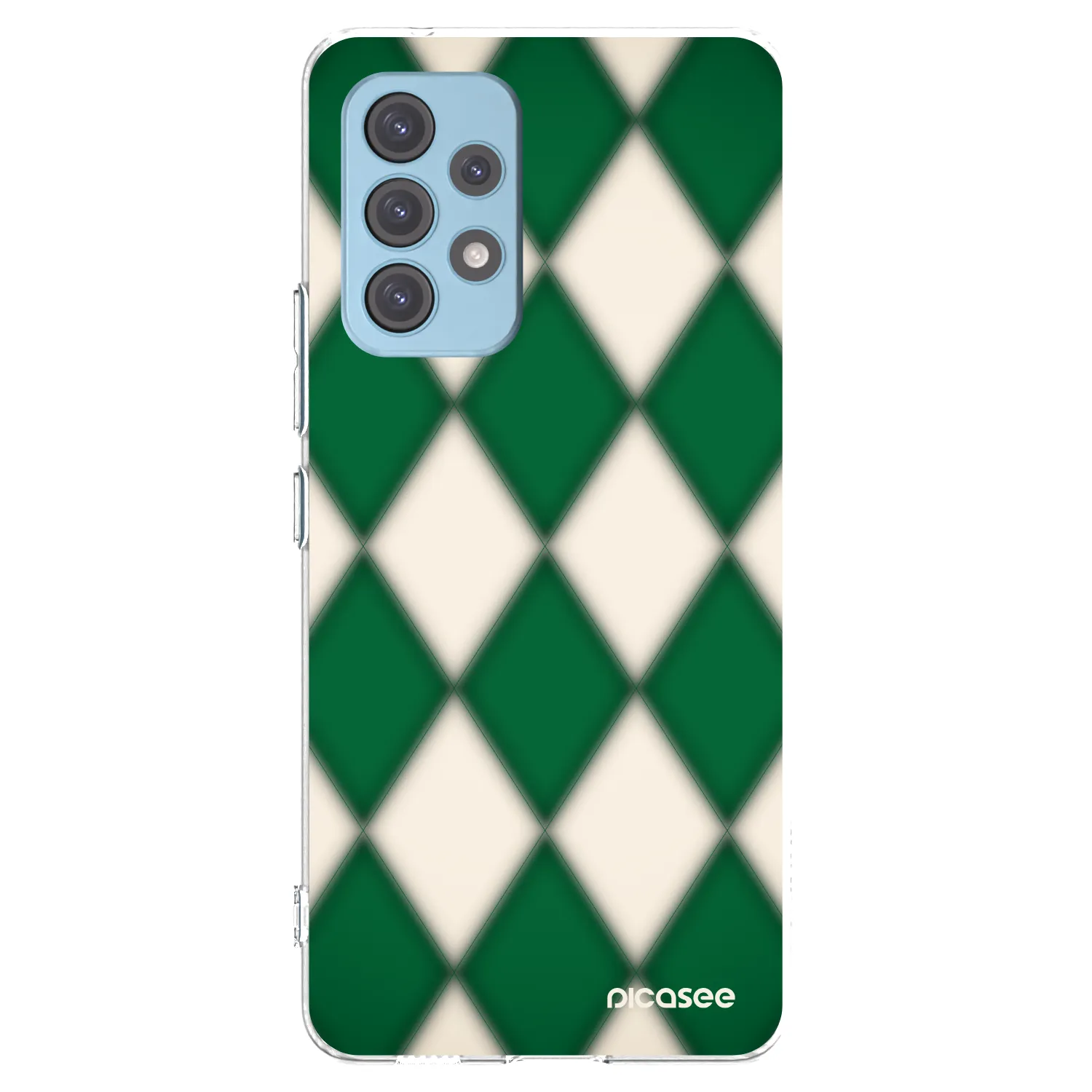 Picasee silikonowe przeźroczyste etui na Samsung Galaxy A53 5G A536 - Emerald Diamond