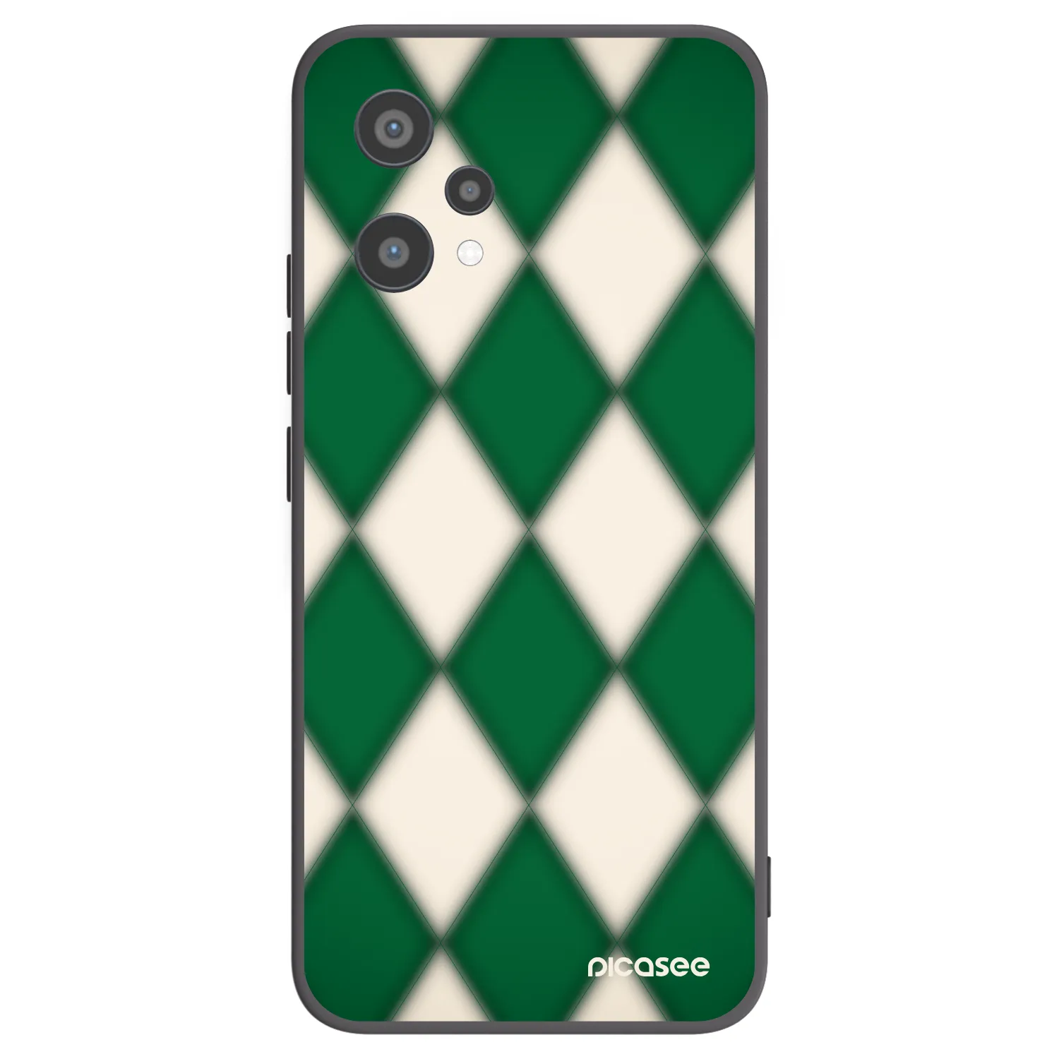 Picasee silikonowe czarne etui na Realme 9 Pro 5G - Emerald Diamond