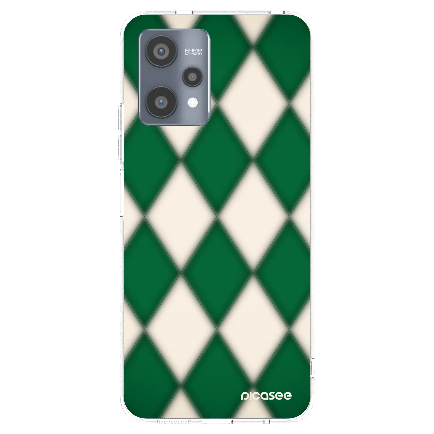 Picasee silikonowe przeźroczyste etui na Realme 9 Pro 5G - Emerald Diamond