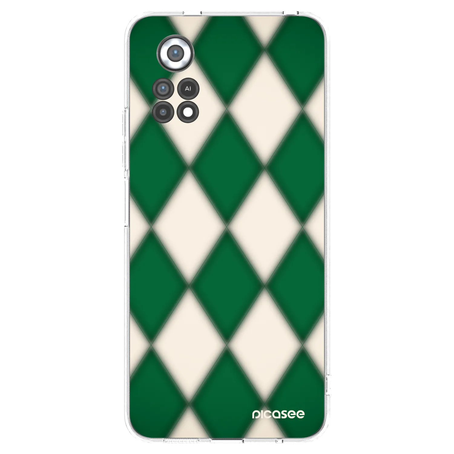 Picasee silikonowe przeźroczyste etui na Xiaomi Poco X4 Pro 5G - Emerald Diamond