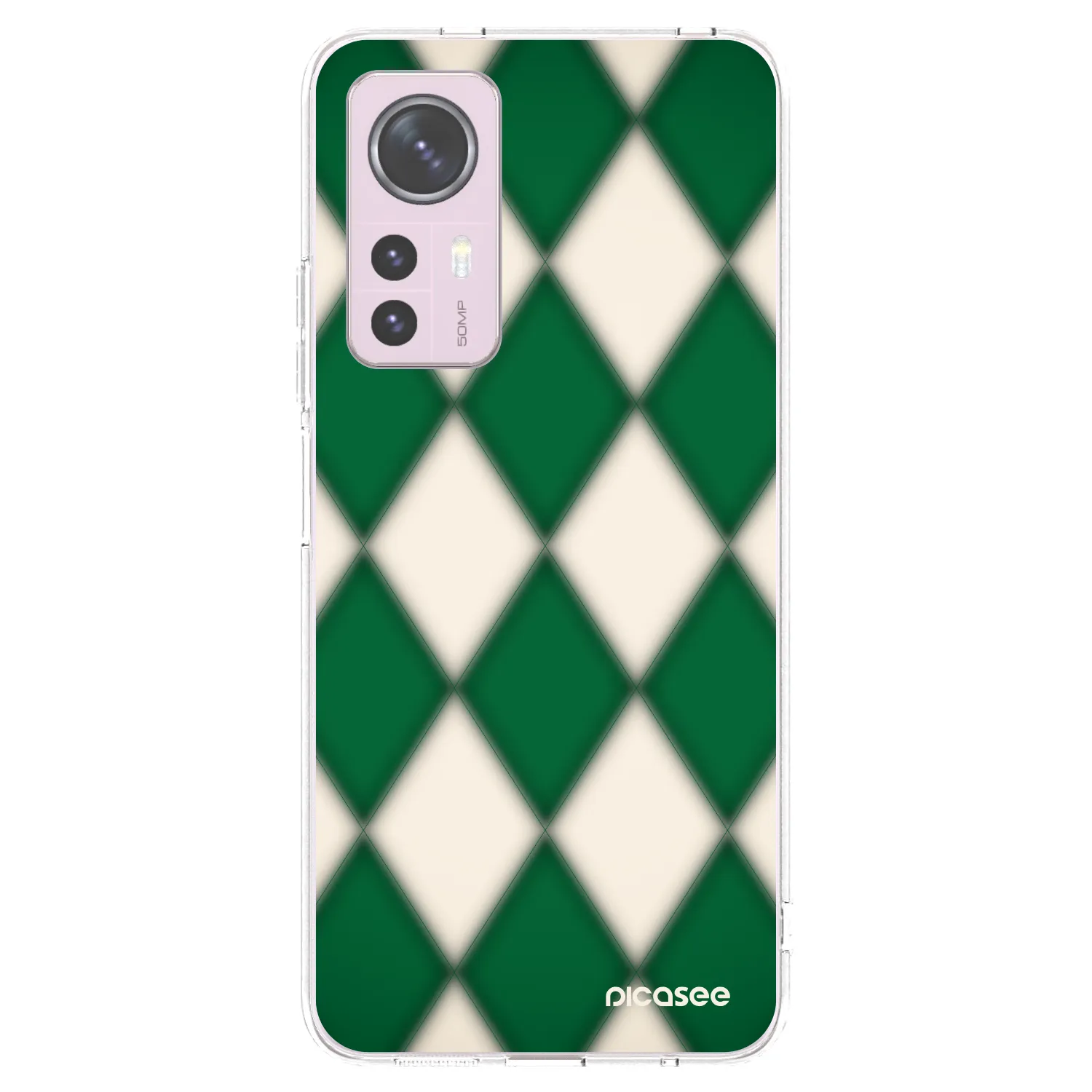 Picasee silikonowe przeźroczyste etui na Xiaomi 12 - Emerald Diamond