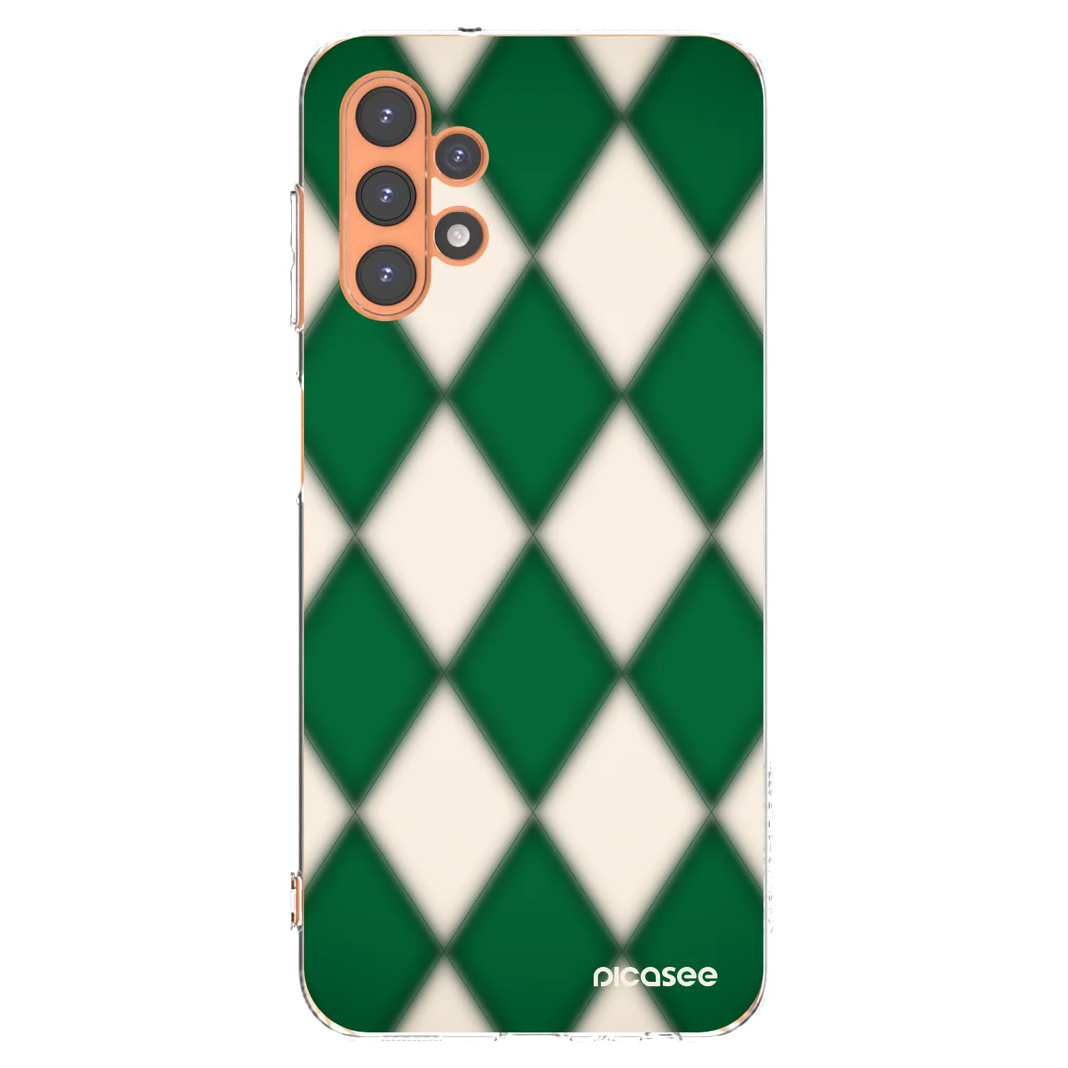 Picasee silikonowe przeźroczyste etui na Samsung Galaxy A13 4G A135 - Emerald Diamond