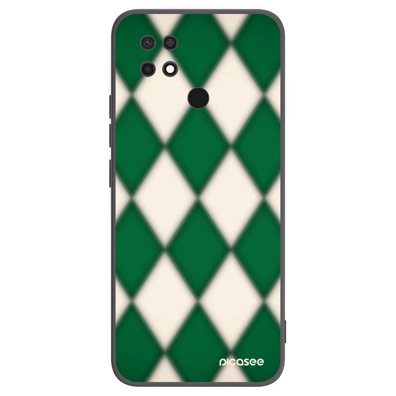 Picasee silikonowe czarne etui na Xiaomi Redmi 10C - Emerald Diamond
