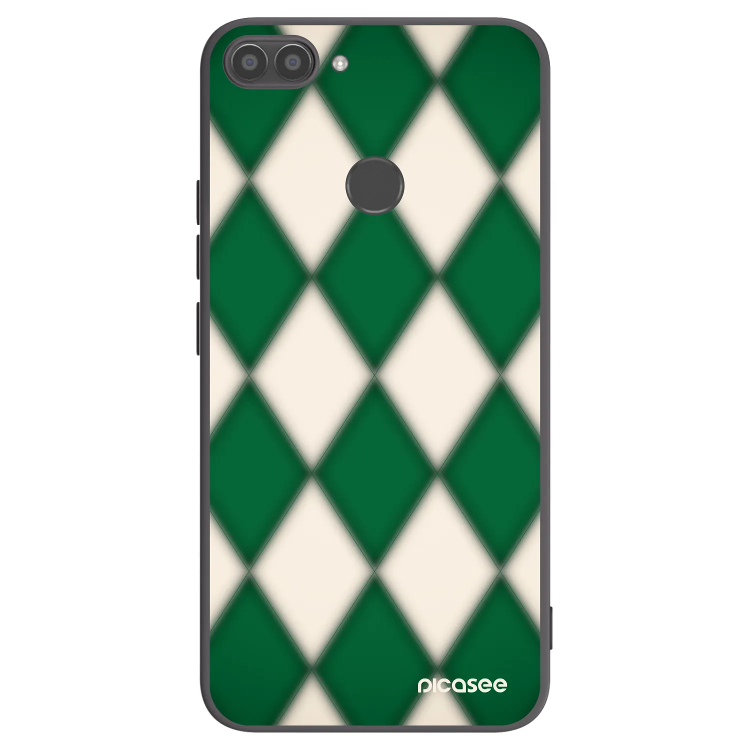 Picasee silikonowe czarne etui na Huawei P Smart - Emerald Diamond