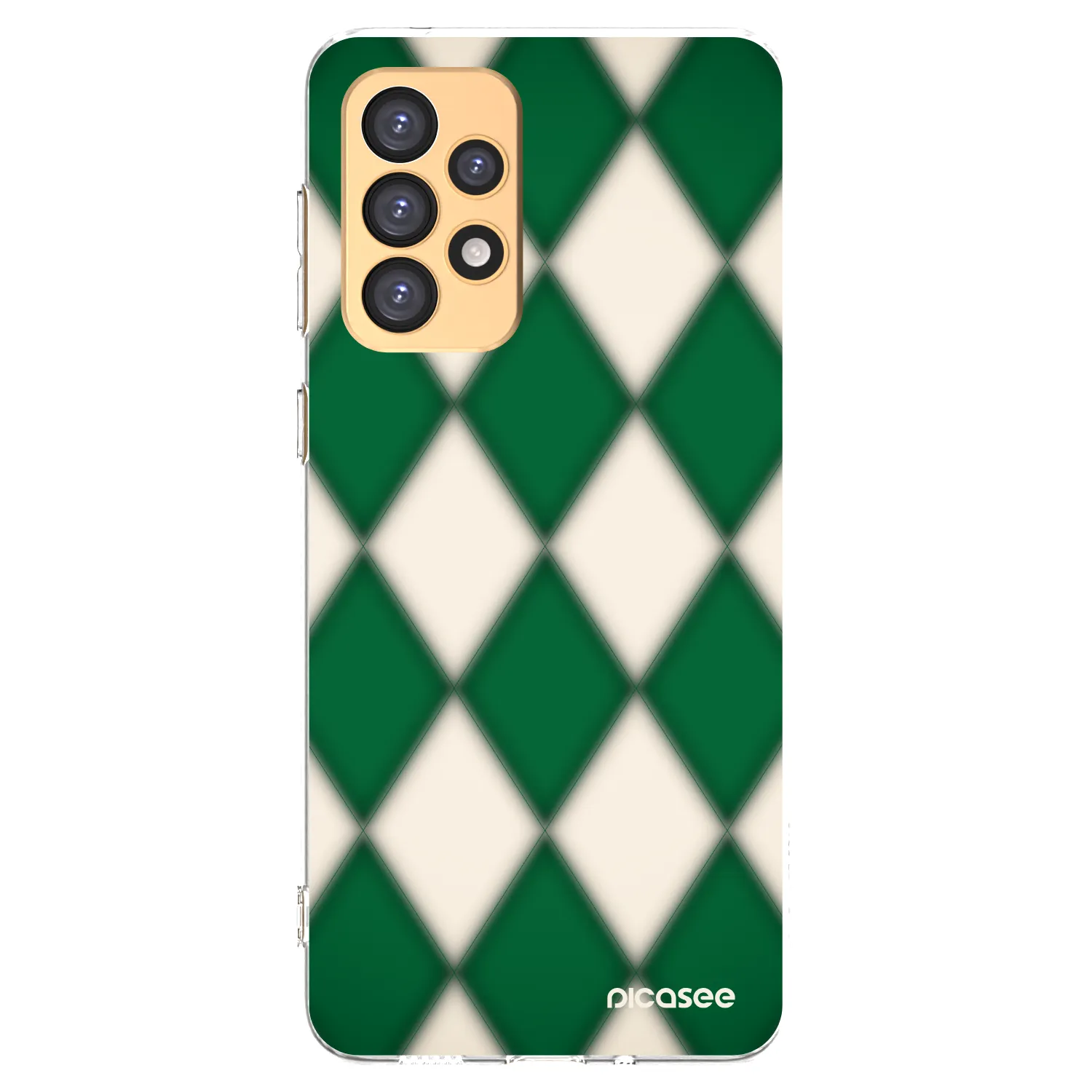 Picasee silikonowe przeźroczyste etui na Samsung Galaxy A33 5G A336 - Emerald Diamond