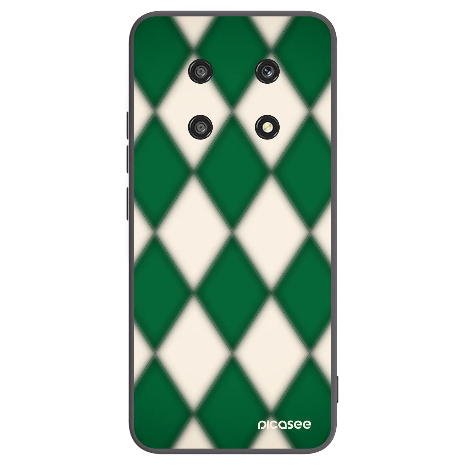 Picasee silikonowe czarne etui na Honor Magic4 Lite 5G - Emerald Diamond