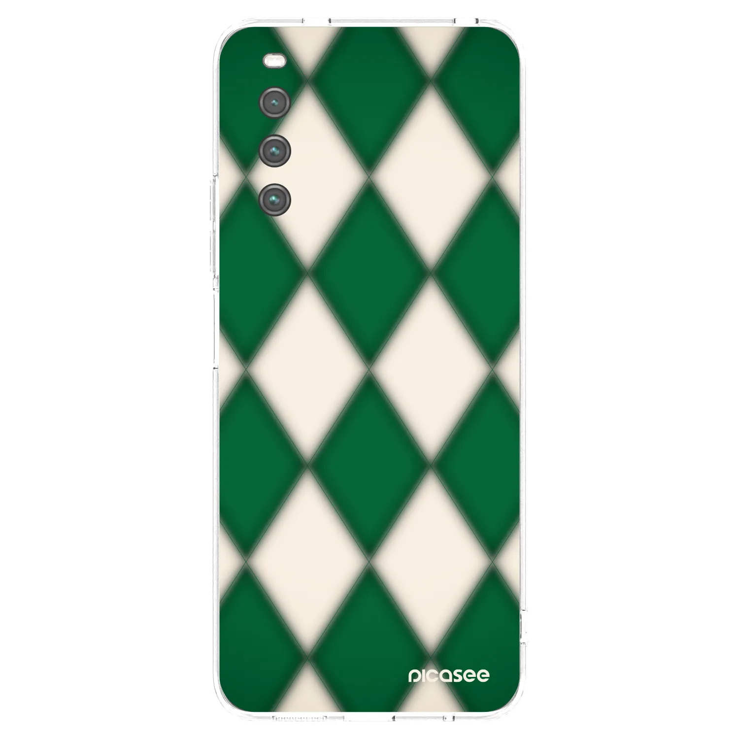 Picasee silikonowe przeźroczyste etui na Sony Xperia 10 IV 5G - Emerald Diamond