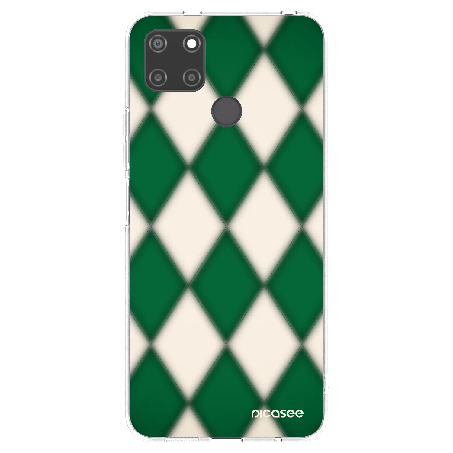 Picasee silikonowe przeźroczyste etui na Realme C21Y - Emerald Diamond