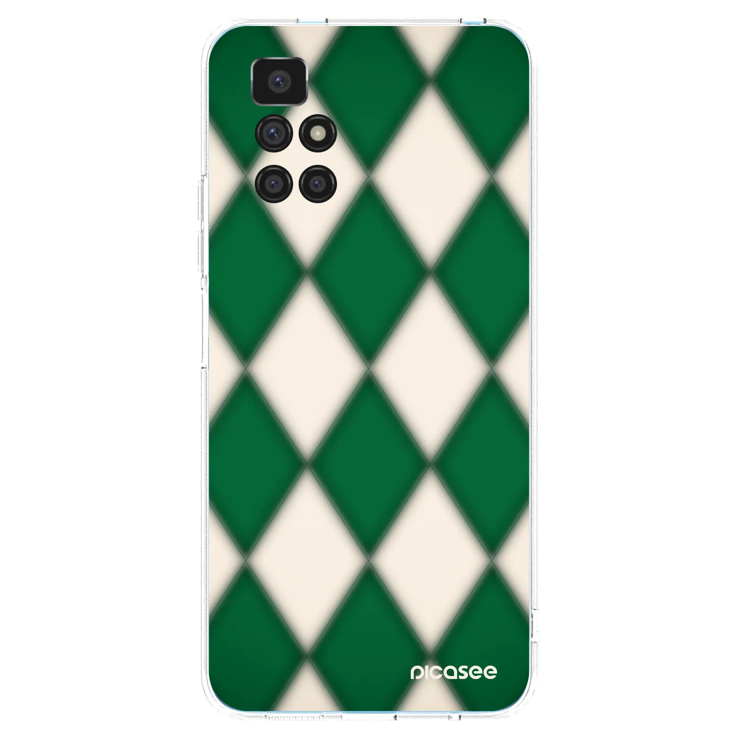 Picasee silikonowe przeźroczyste etui na Xiaomi Redmi 10 (2022) - Emerald Diamond