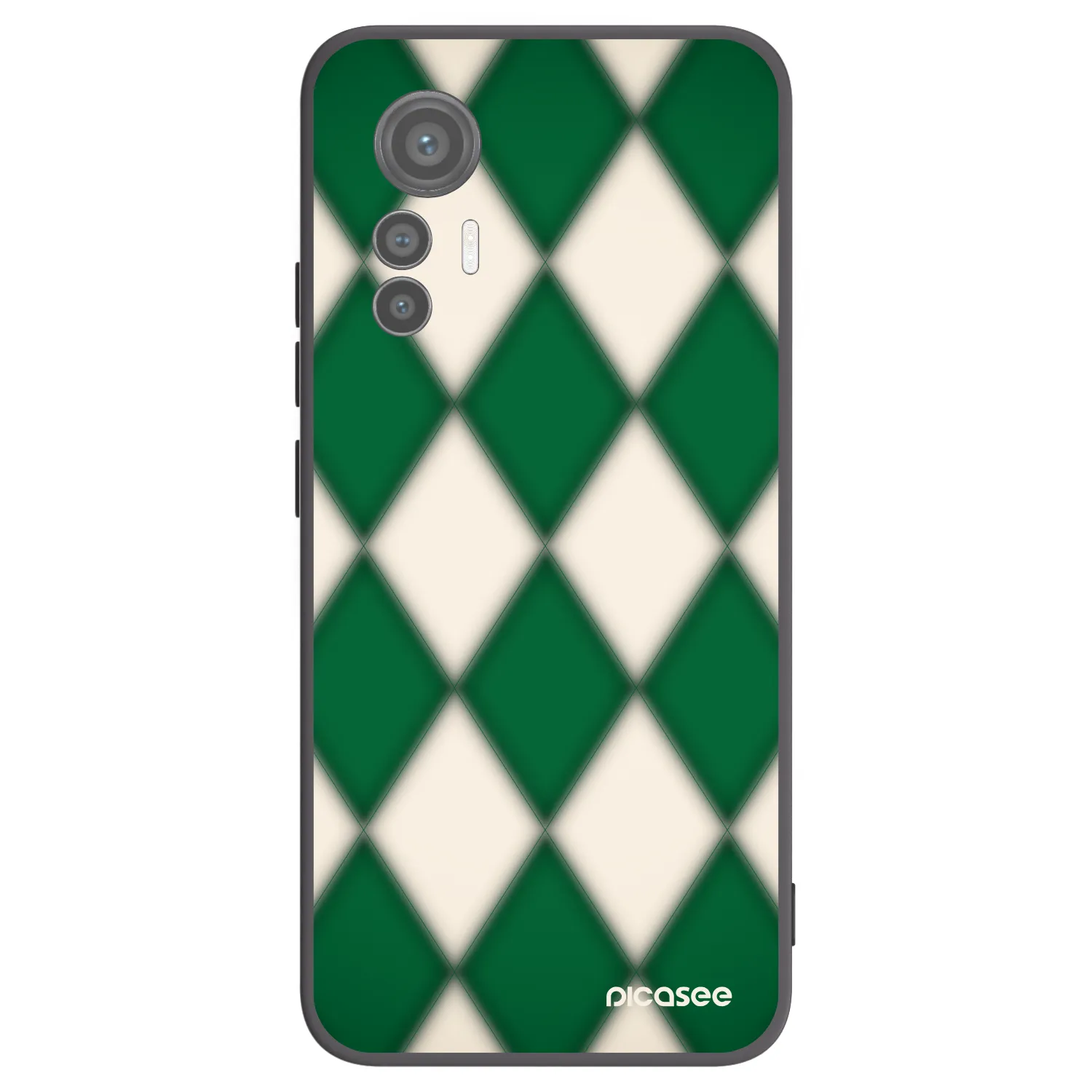 Picasee silikonowe czarne etui na Xiaomi 12 Lite - Emerald Diamond