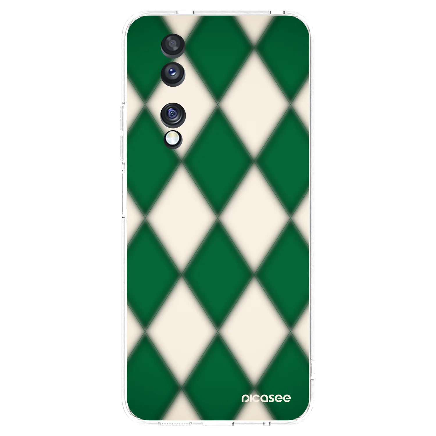 Picasee silikonowe przeźroczyste etui na Honor 70 - Emerald Diamond