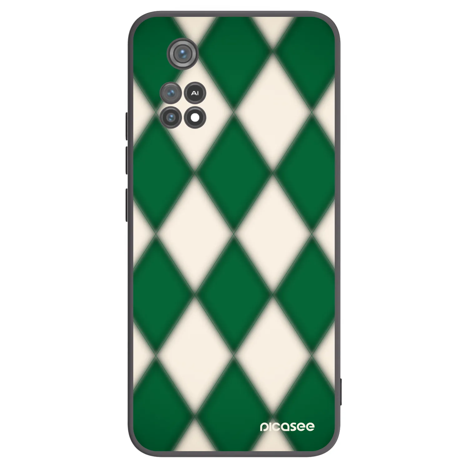 Picasee silikonowe czarne etui na Xiaomi Poco M4 Pro - Emerald Diamond