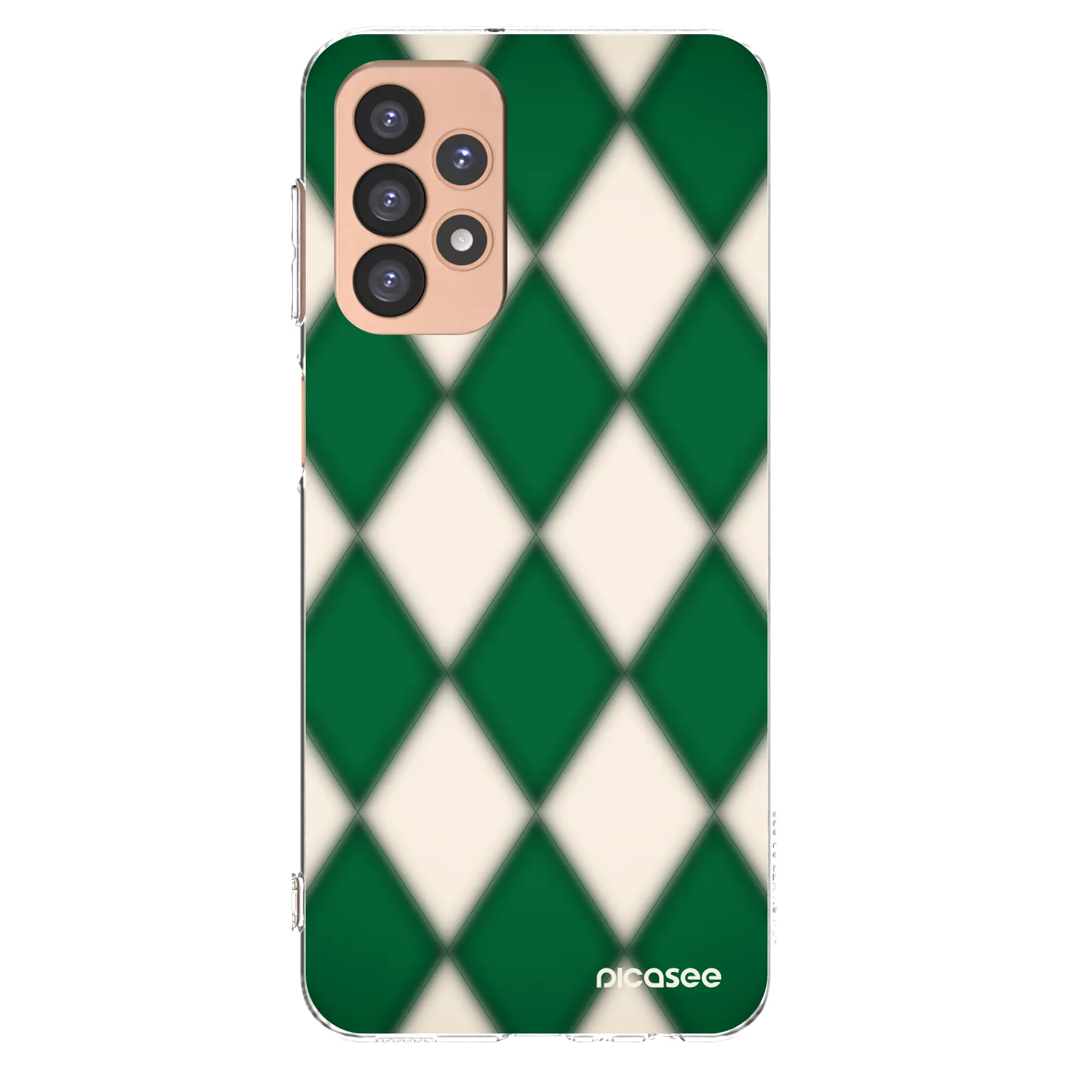 Picasee silikonowe przeźroczyste etui na Samsung Galaxy A23 A236B 5G - Emerald Diamond