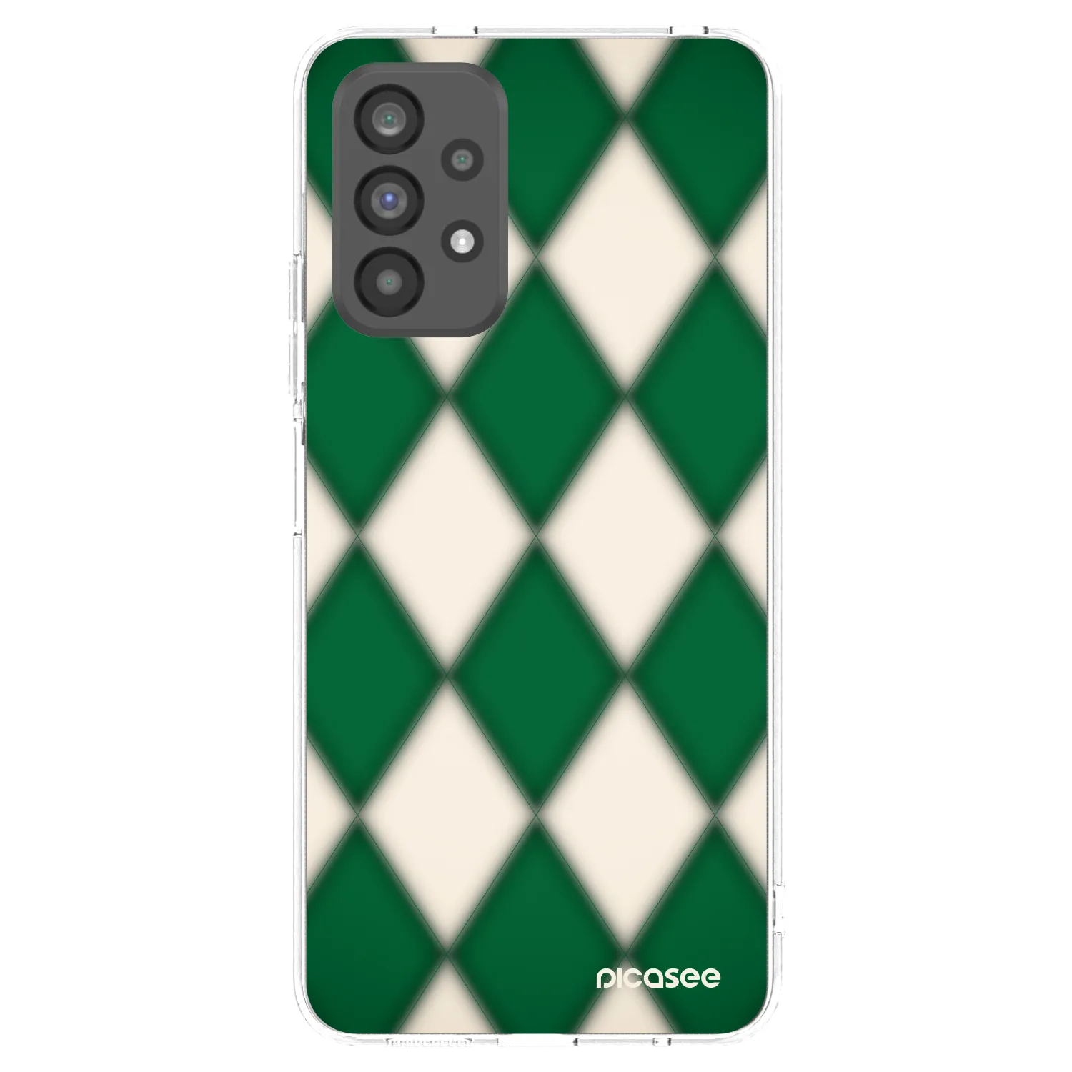 Picasee silikonowe przeźroczyste etui na Samsung Galaxy A73 5G - Emerald Diamond