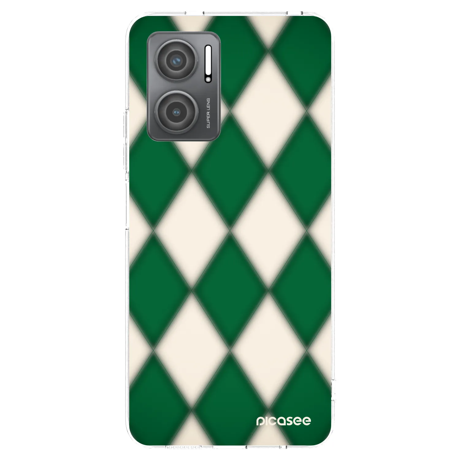 Picasee silikonowe przeźroczyste etui na Xiaomi Redmi 10 5G - Emerald Diamond