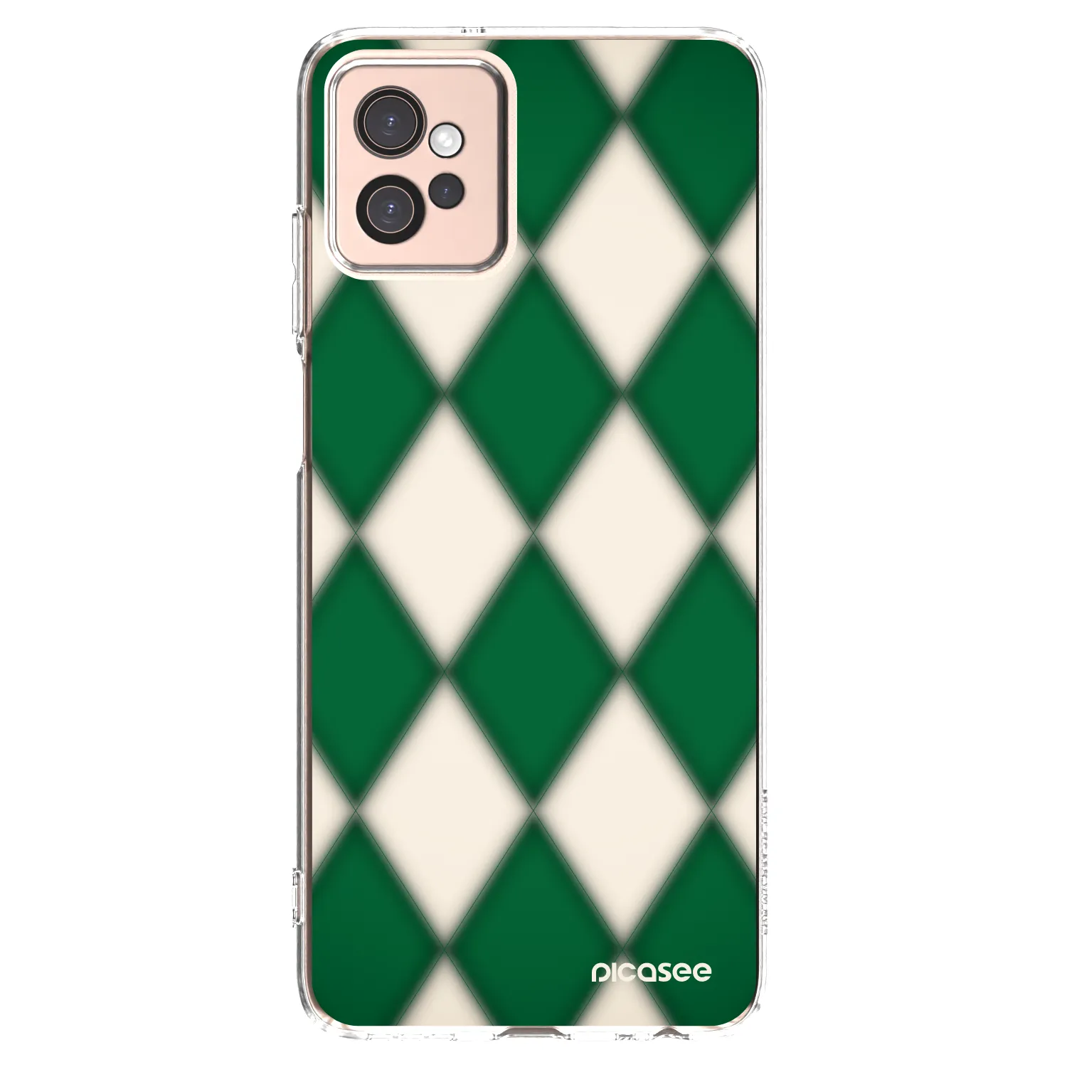 Picasee silikonowe przeźroczyste etui na Motorola Moto G32 - Emerald Diamond