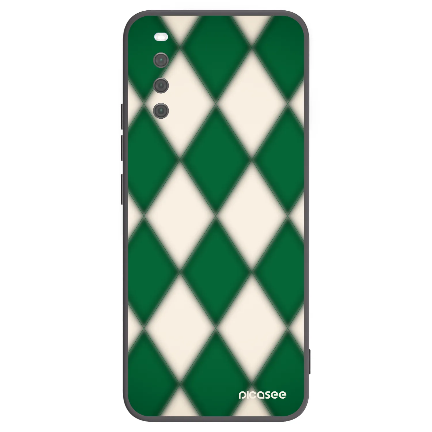 Picasee silikonowe czarne etui na Sony Xperia 10 III - Emerald Diamond