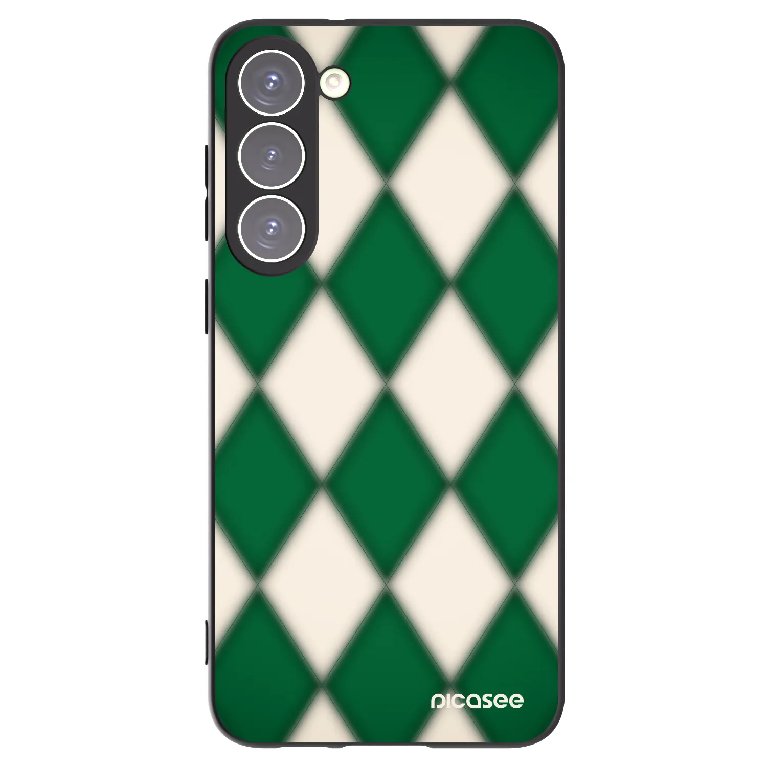 Picasee silikonowe czarne etui na Samsung Galaxy S23+ 5G - Emerald Diamond