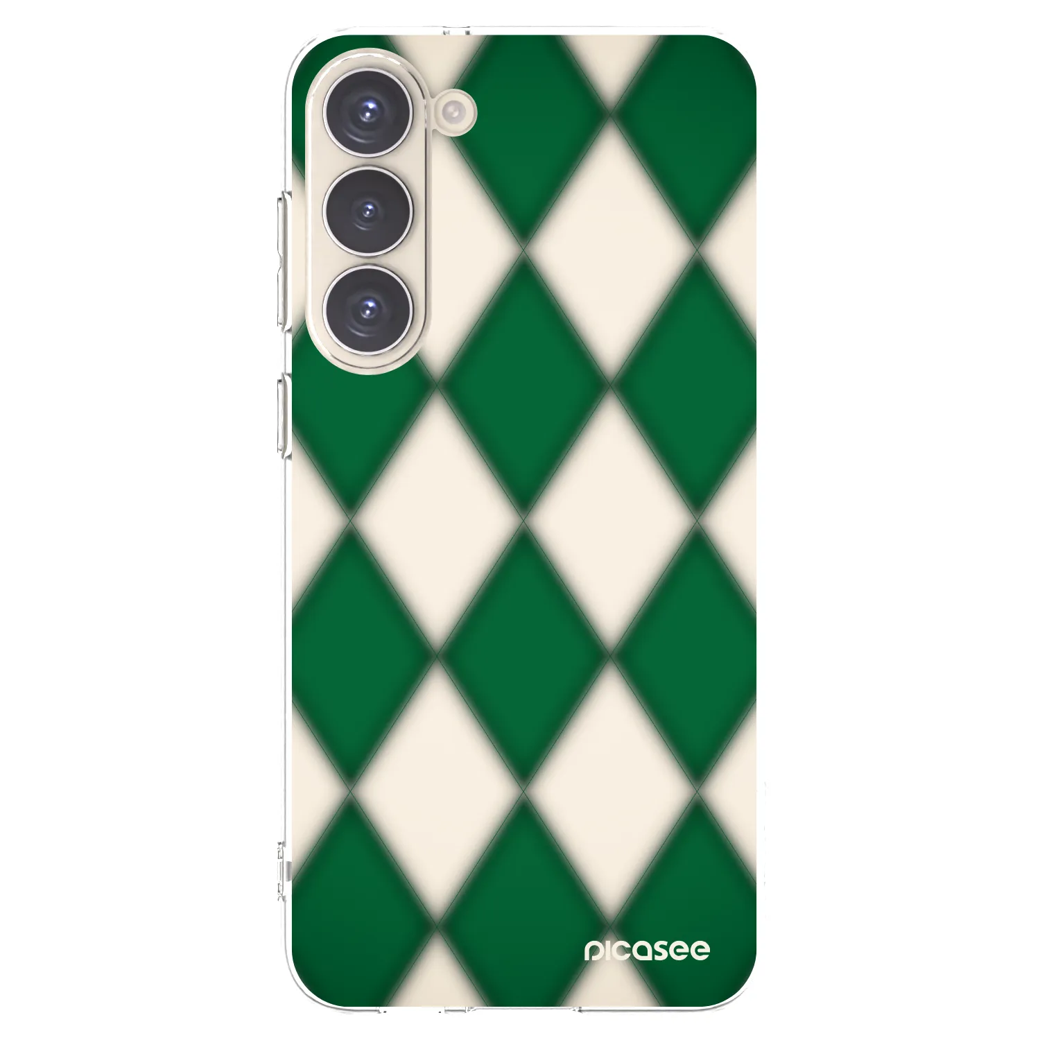 Picasee silikonowe przeźroczyste etui na Samsung Galaxy S23+ 5G - Emerald Diamond