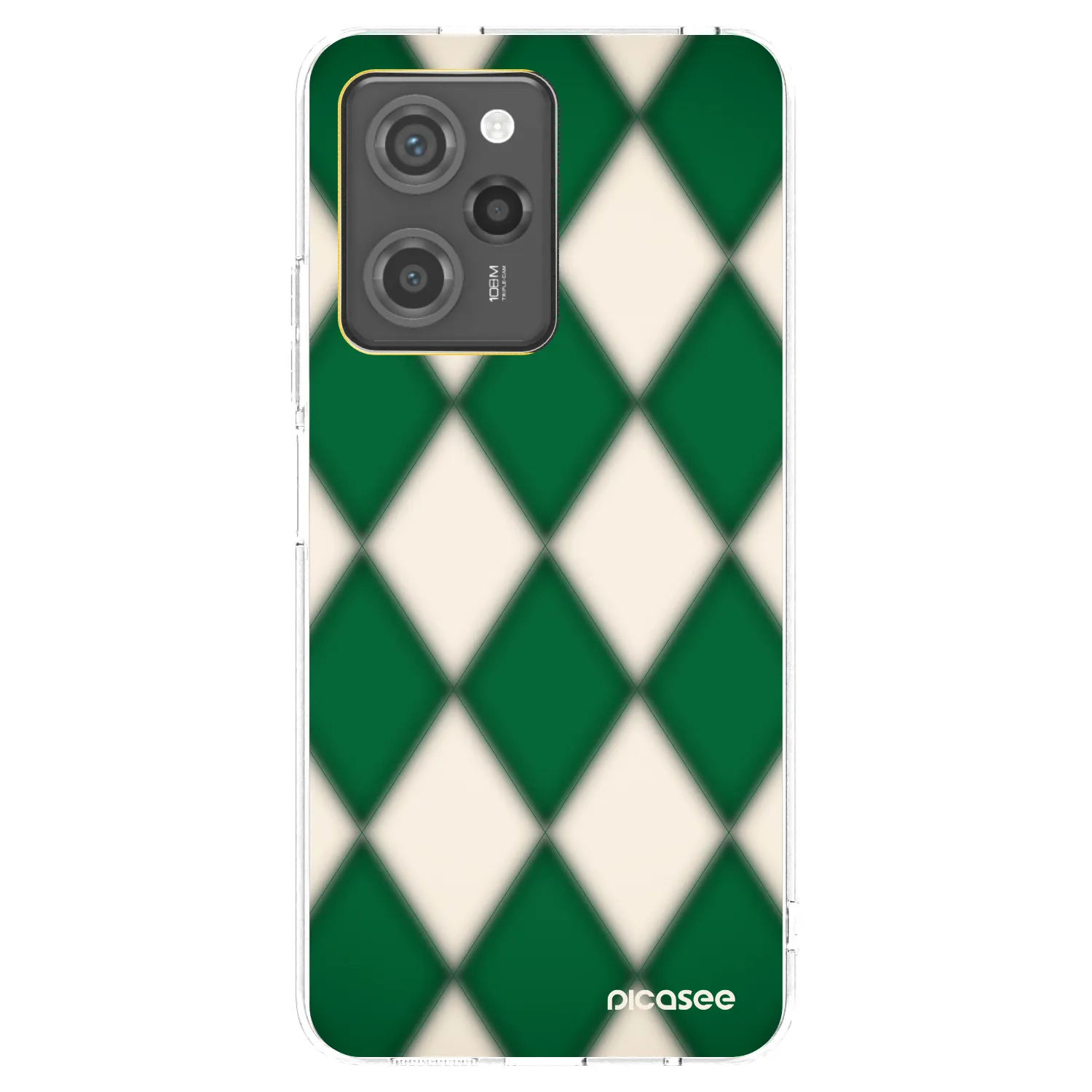 Picasee silikonowe czarne etui na Xiaomi Poco X5 Pro - Emerald Diamond