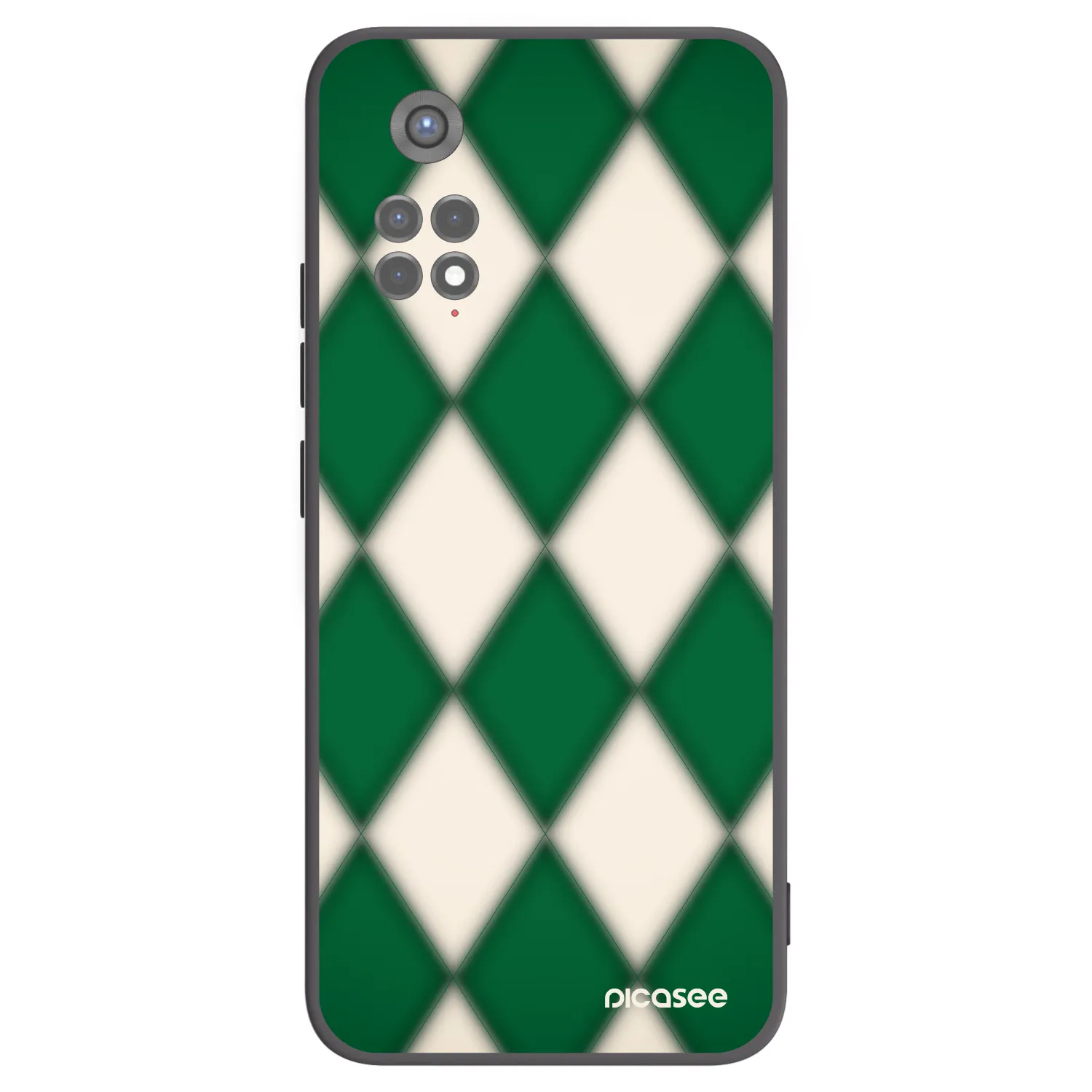 Picasee silikonowe czarne etui na Xiaomi Redmi Note 11S 5G - Emerald Diamond
