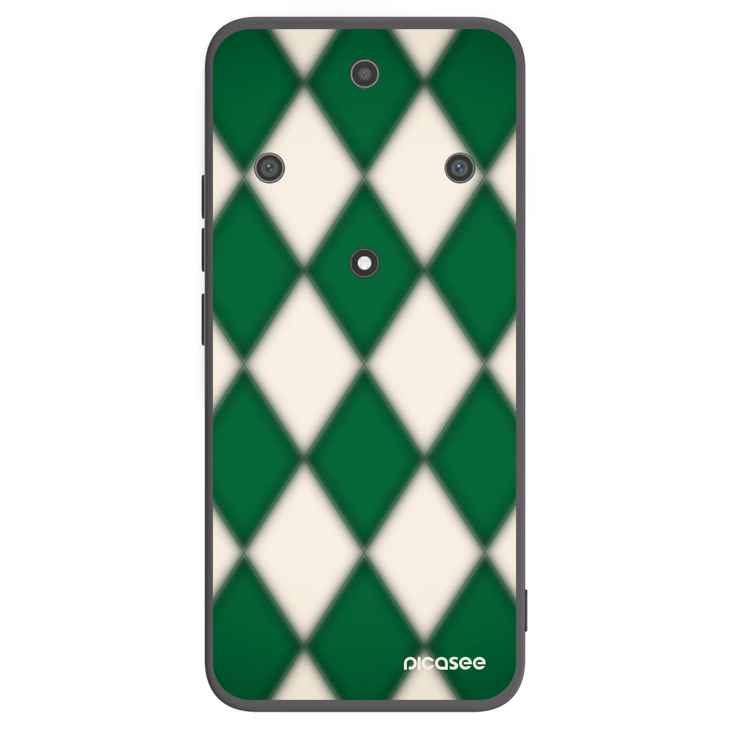Picasee silikonowe czarne etui na Honor Magic5 Lite 5G - Emerald Diamond