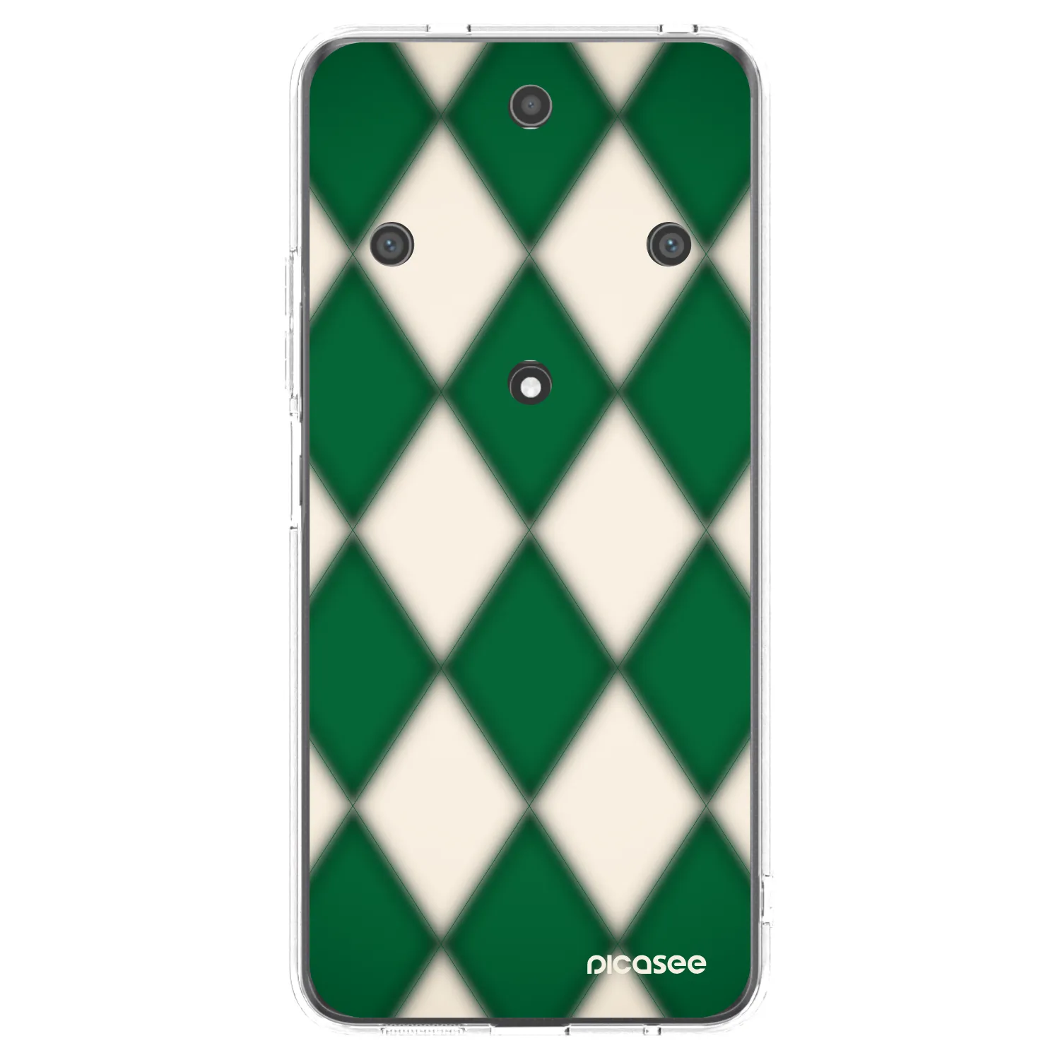 Picasee silikonowe przeźroczyste etui na Honor Magic5 Lite 5G - Emerald Diamond