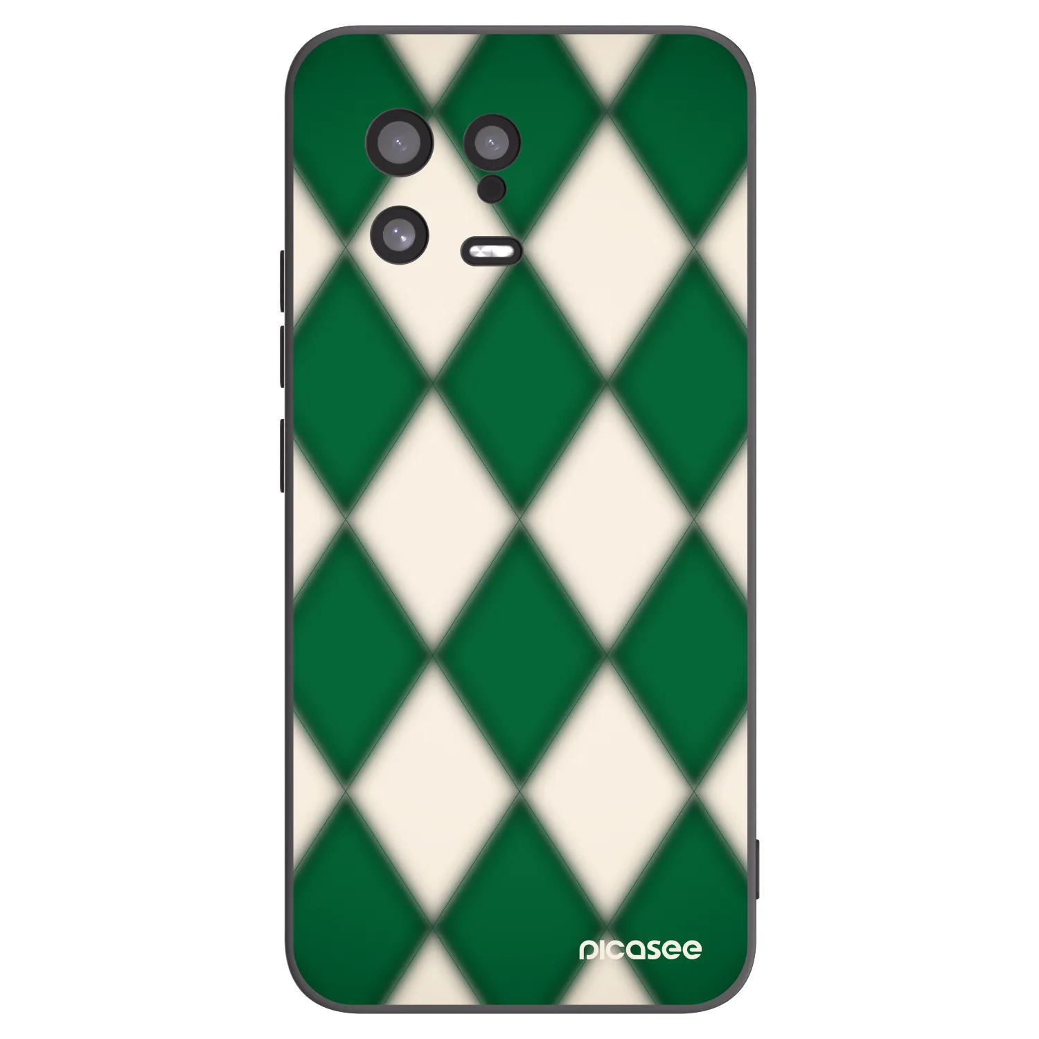 Picasee silikonowe czarne etui na Xiaomi 13 - Emerald Diamond