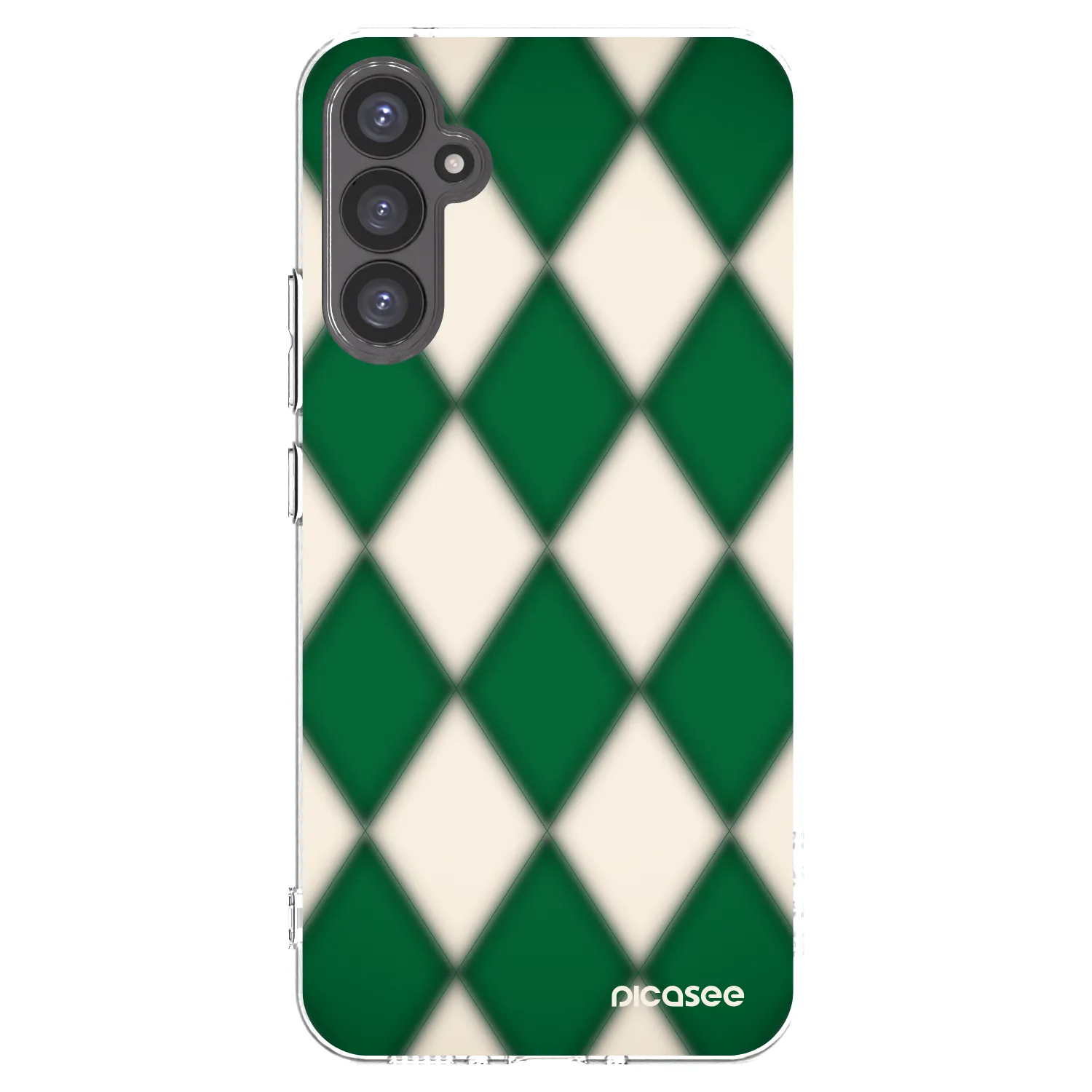 Picasee silikonowe przeźroczyste etui na Samsung Galaxy A34 5G A346B - Emerald Diamond