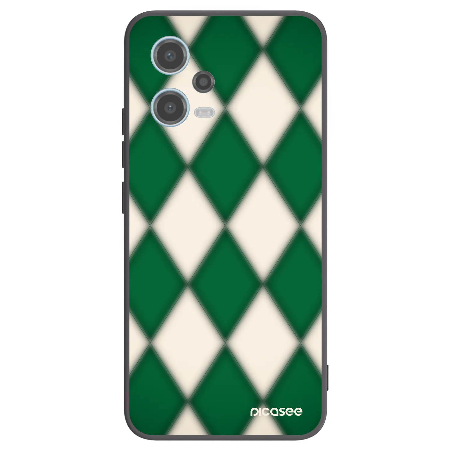 Picasee silikonowe czarne etui na Xiaomi Redmi Note 12 5G - Emerald Diamond