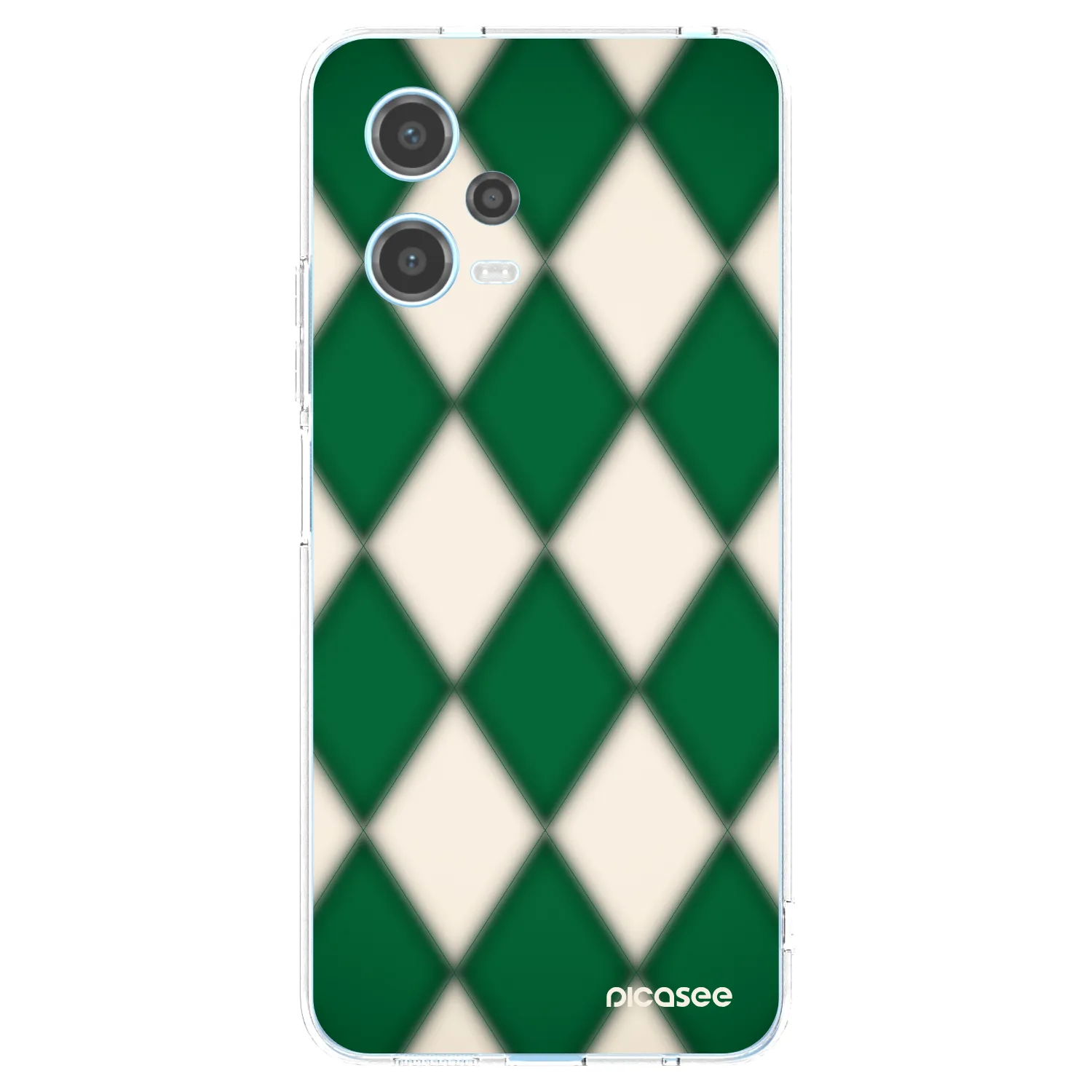 Picasee silikonowe przeźroczyste etui na Xiaomi Redmi Note 12 5G - Emerald Diamond