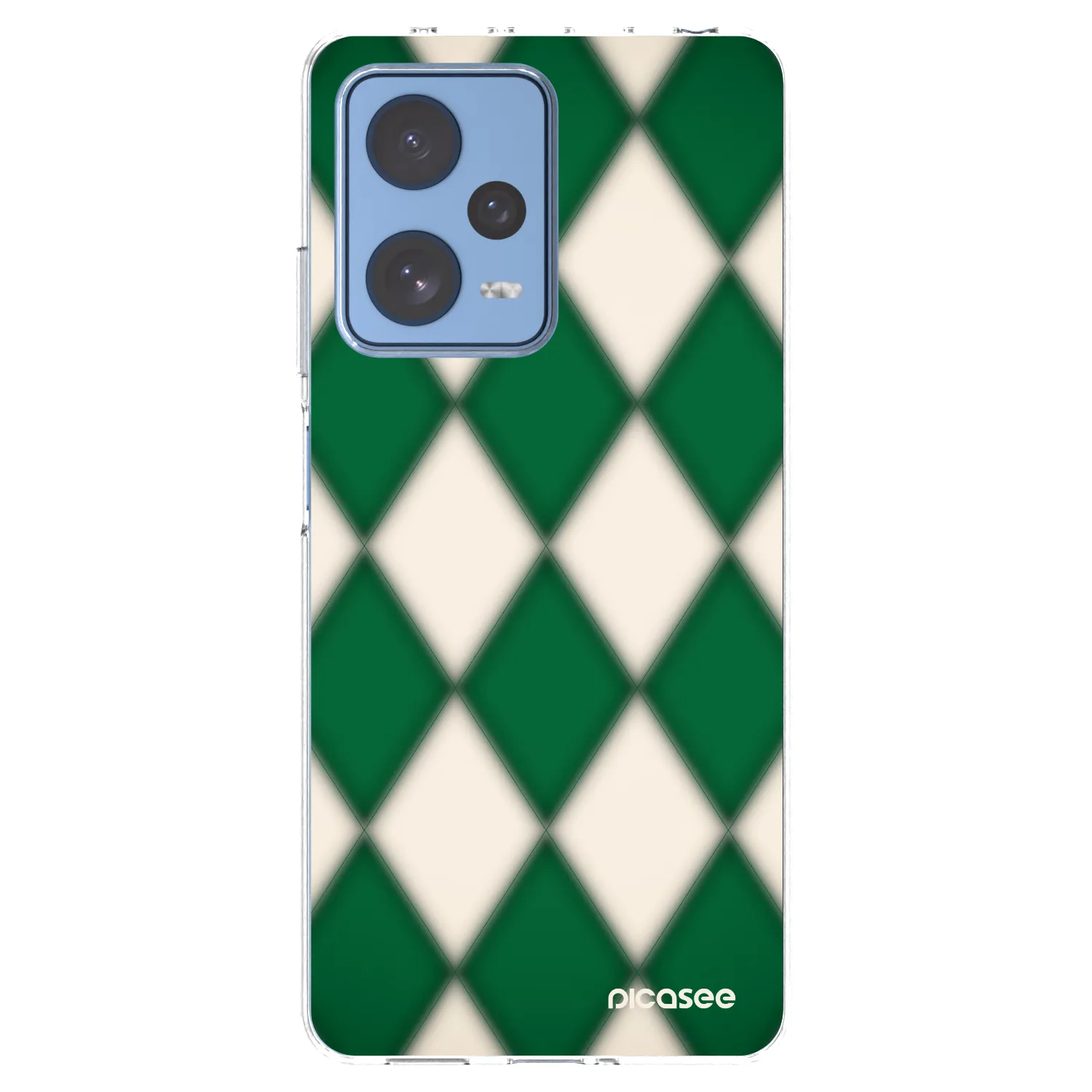 Picasee silikonowe przeźroczyste etui na Xiaomi Redmi Note 12 Pro 5G - Emerald Diamond