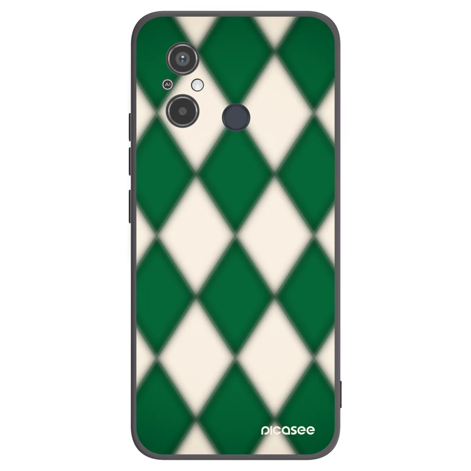 Picasee silikonowe czarne etui na Xiaomi Redmi 12C - Emerald Diamond