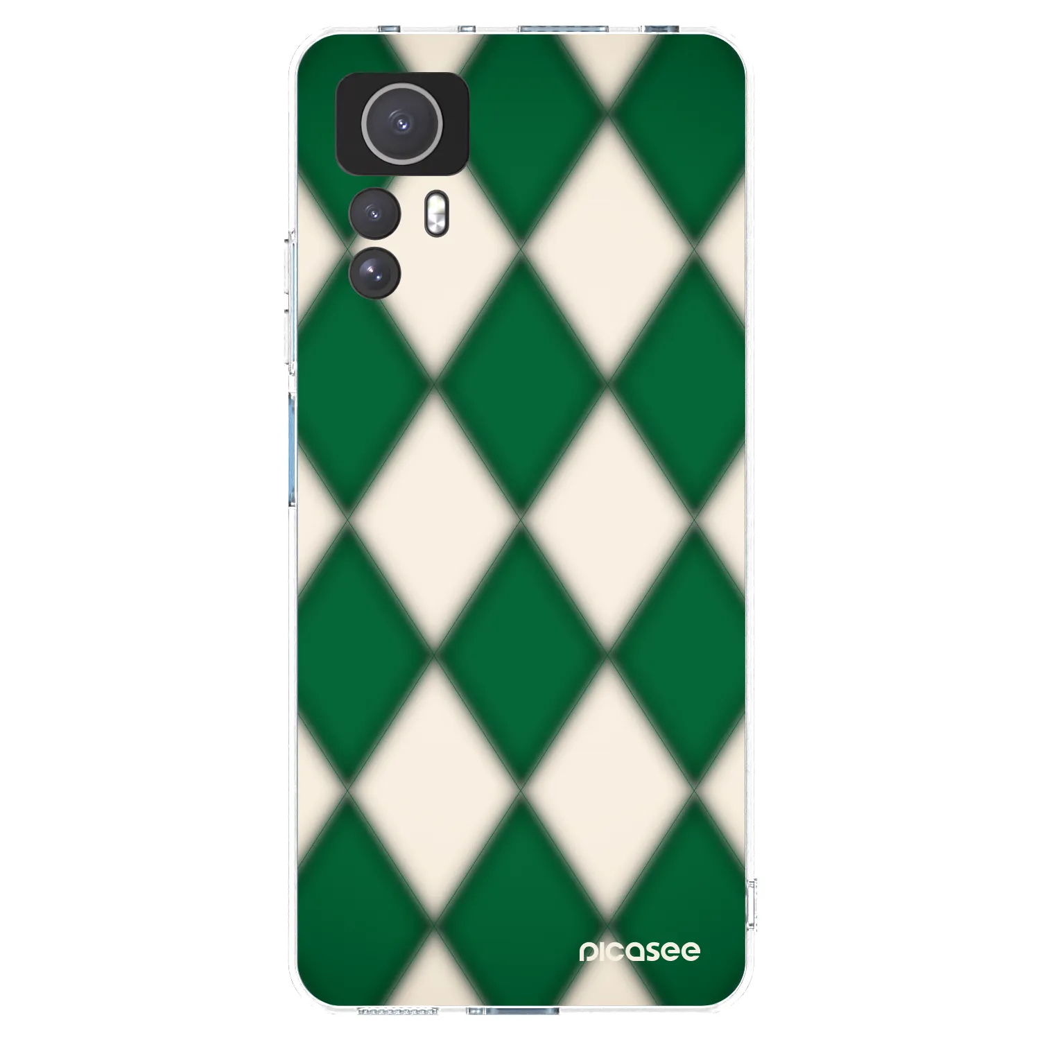 Picasee silikonowe przeźroczyste etui na Xiaomi Redmi Note 12S - Emerald Diamond