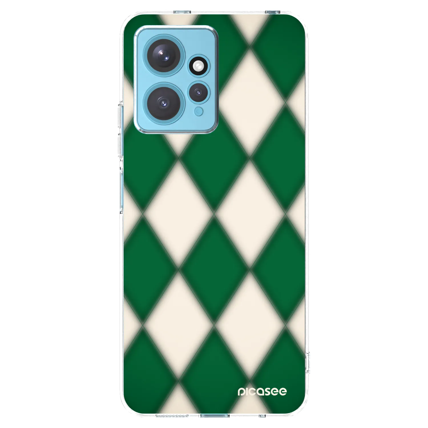 Picasee silikonowe przeźroczyste etui na Xiaomi Redmi Note 12 4G - Emerald Diamond