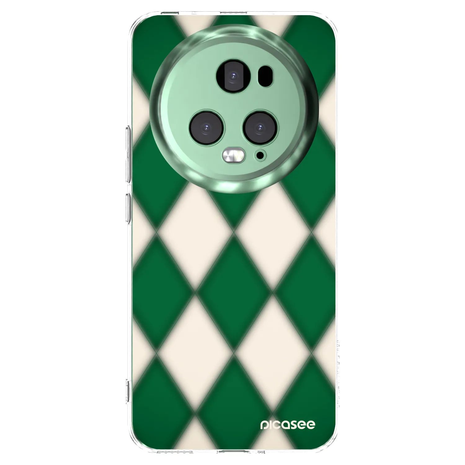 Picasee silikonowe przeźroczyste etui na Honor Magic5 Pro - Emerald Diamond