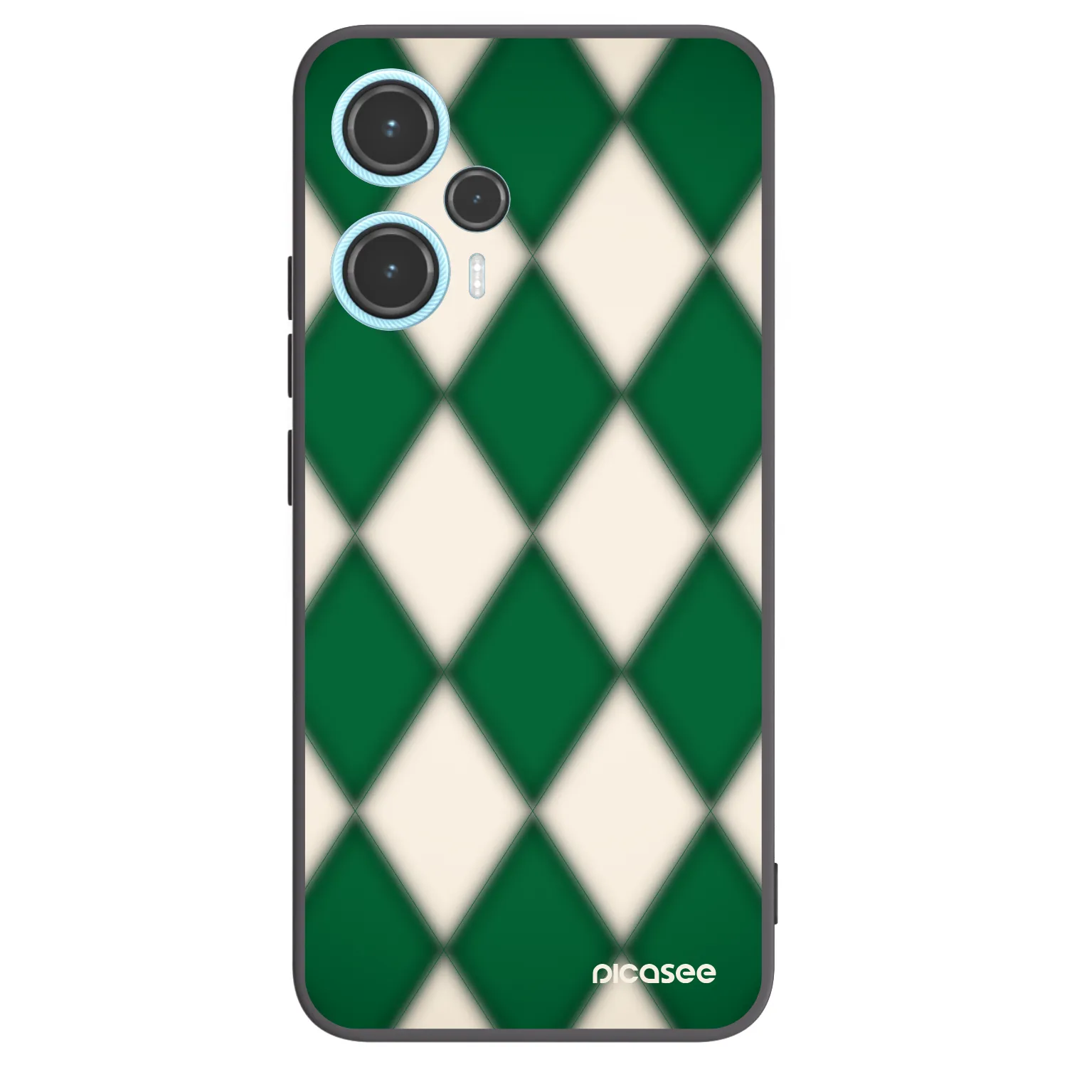 Picasee silikonowe czarne etui na Xiaomi Poco F5 - Emerald Diamond