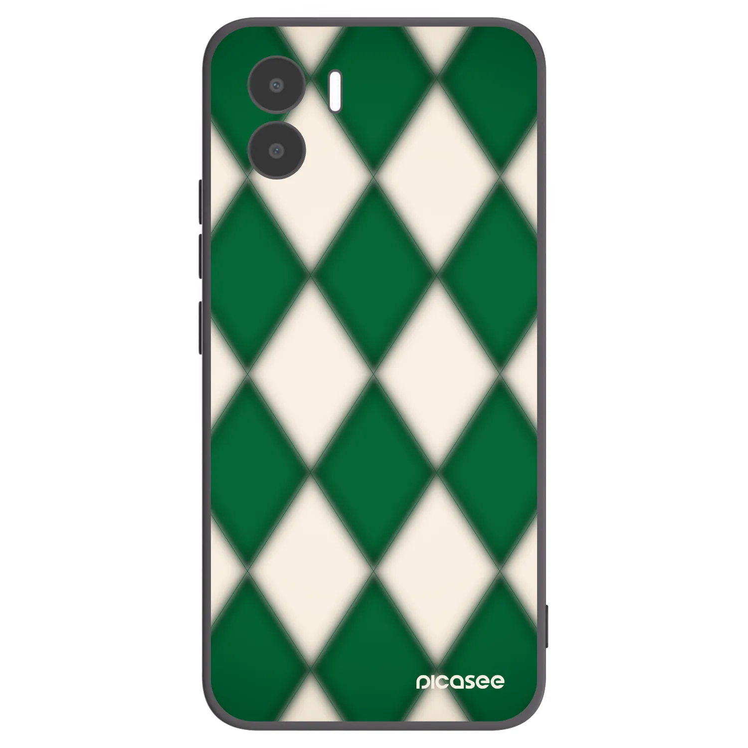 Picasee silikonowe czarne etui na Xiaomi Redmi A2 - Emerald Diamond