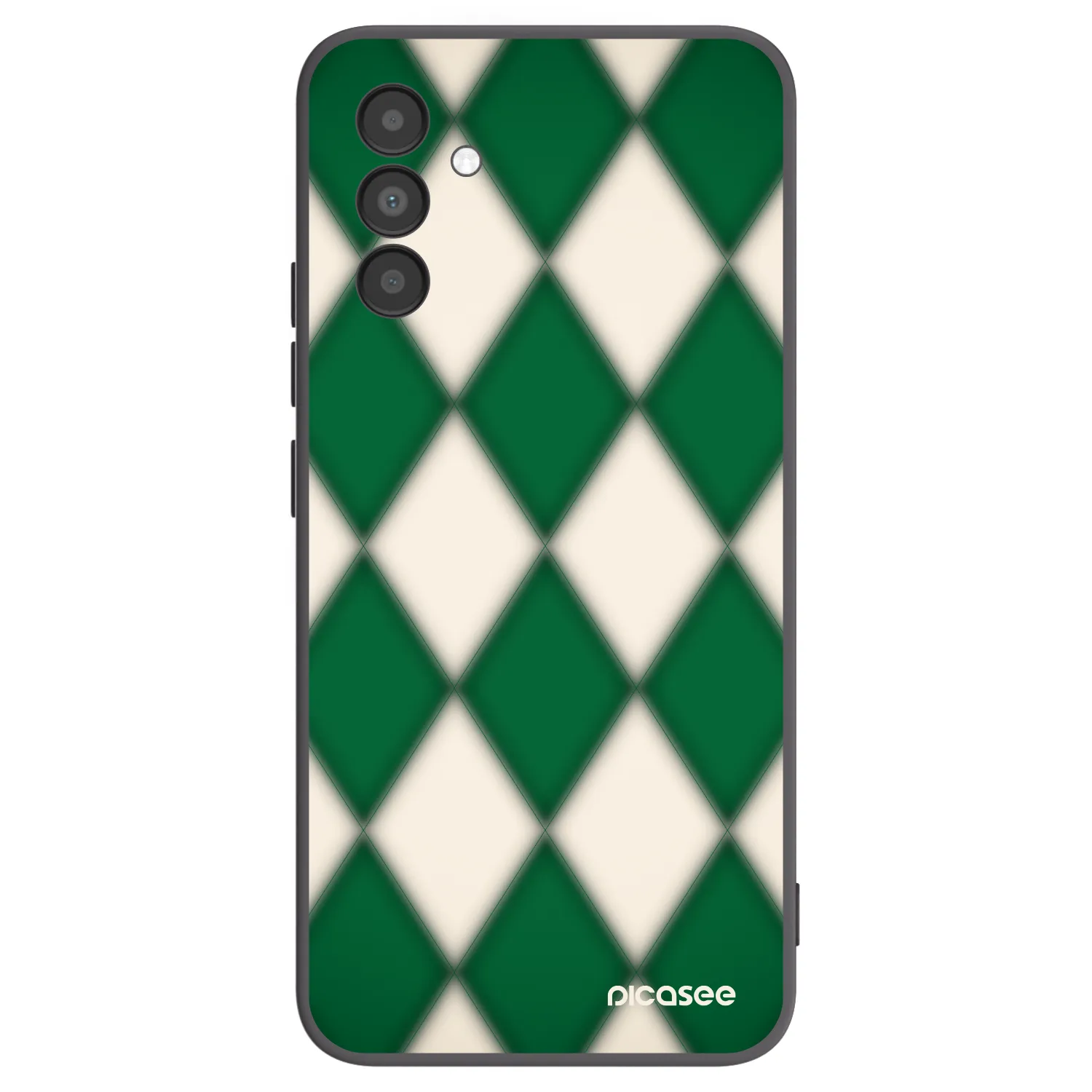 Picasee silikonowe czarne etui na Samsung Galaxy A04s A047F - Emerald Diamond