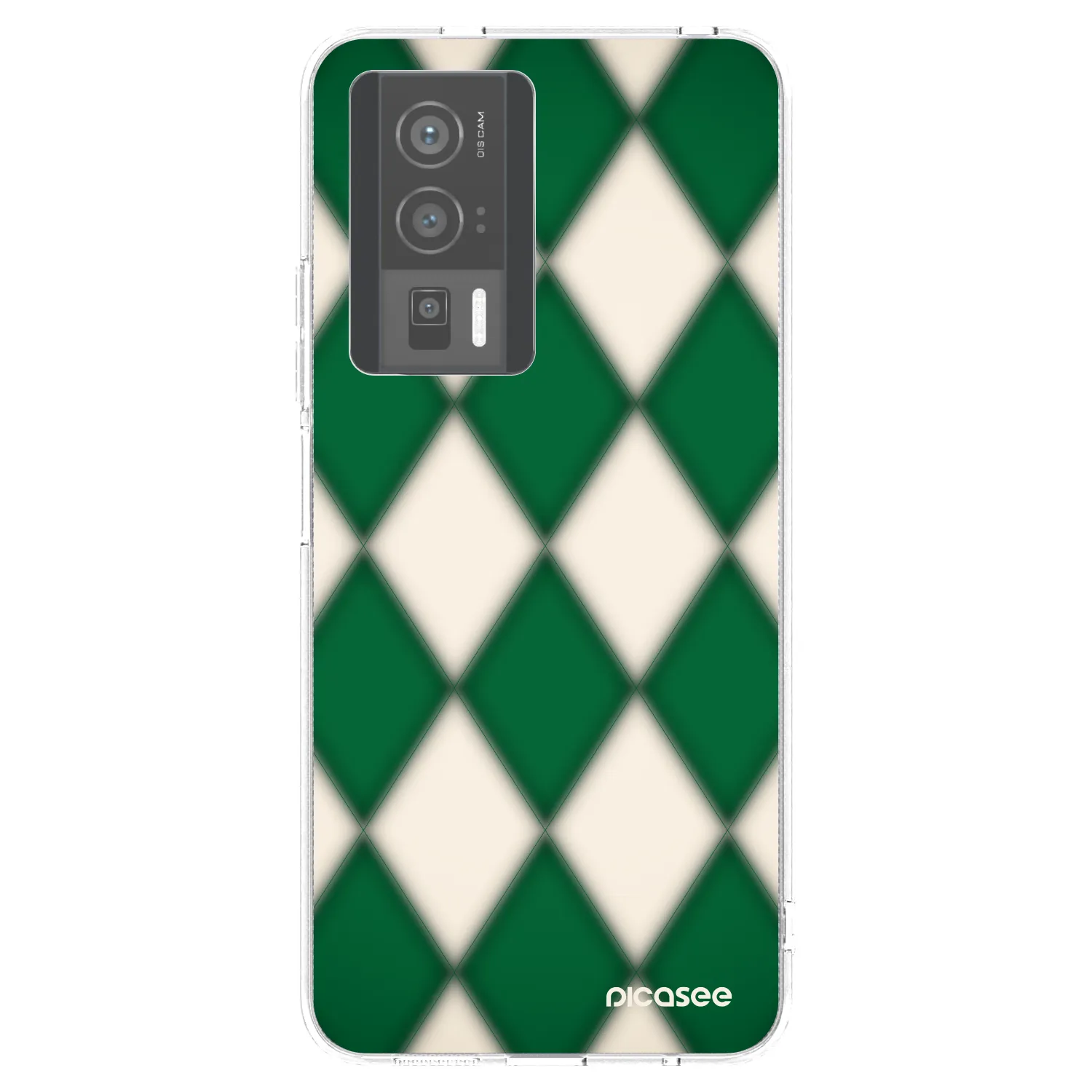 Picasee silikonowe przeźroczyste etui na Xiaomi Poco F5 Pro 5G - Emerald Diamond