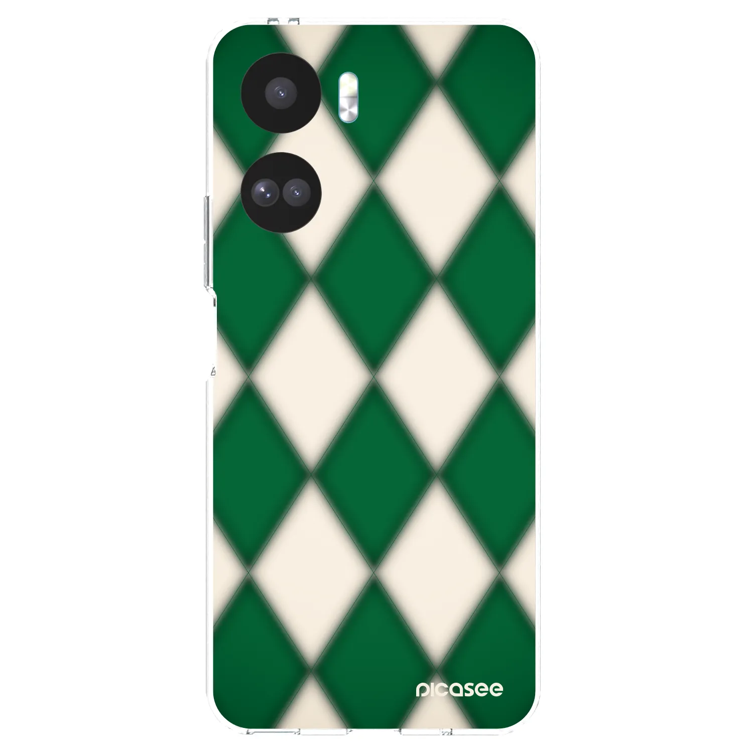 Picasee silikonowe przeźroczyste etui na Honor 90 Lite 5G - Emerald Diamond