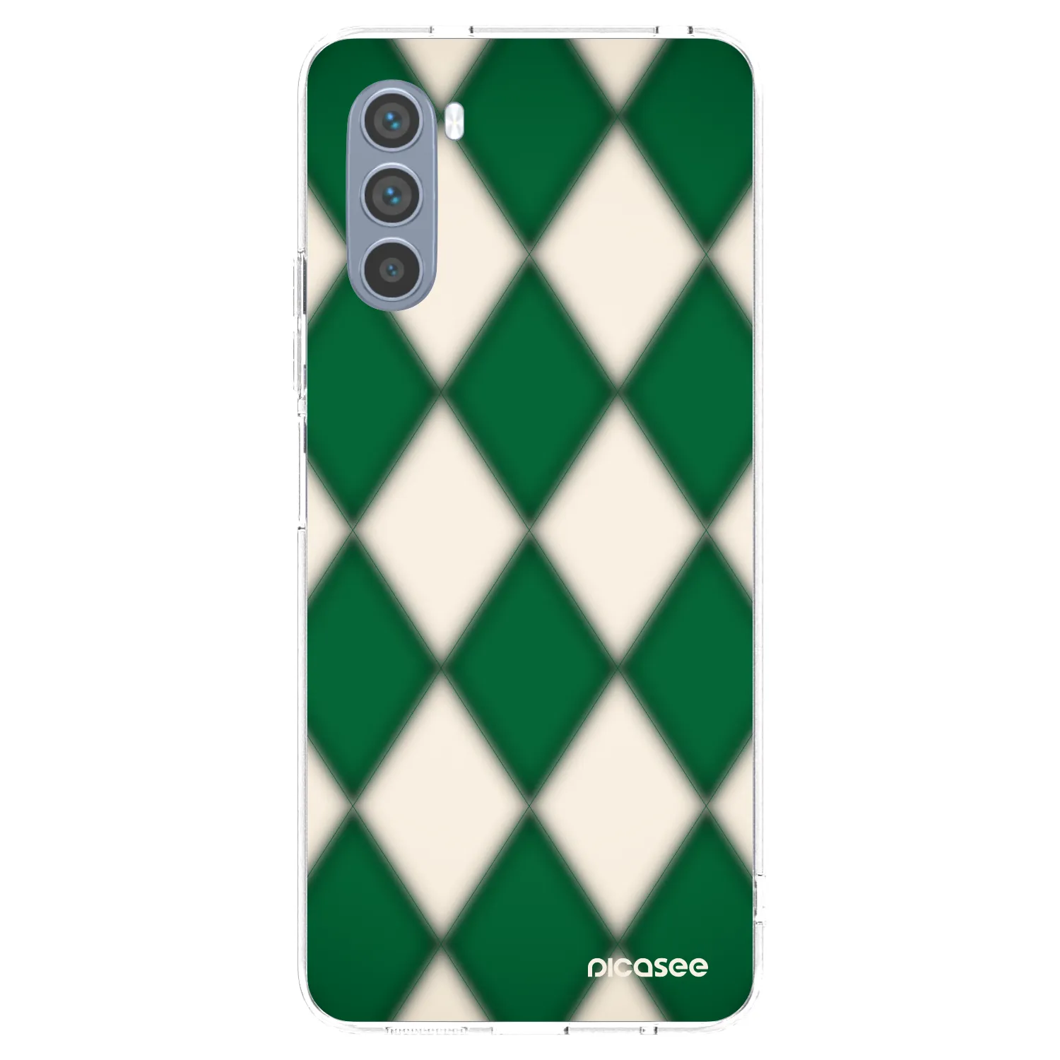 Picasee silikonowe przeźroczyste etui na Motorola Moto G62 - Emerald Diamond