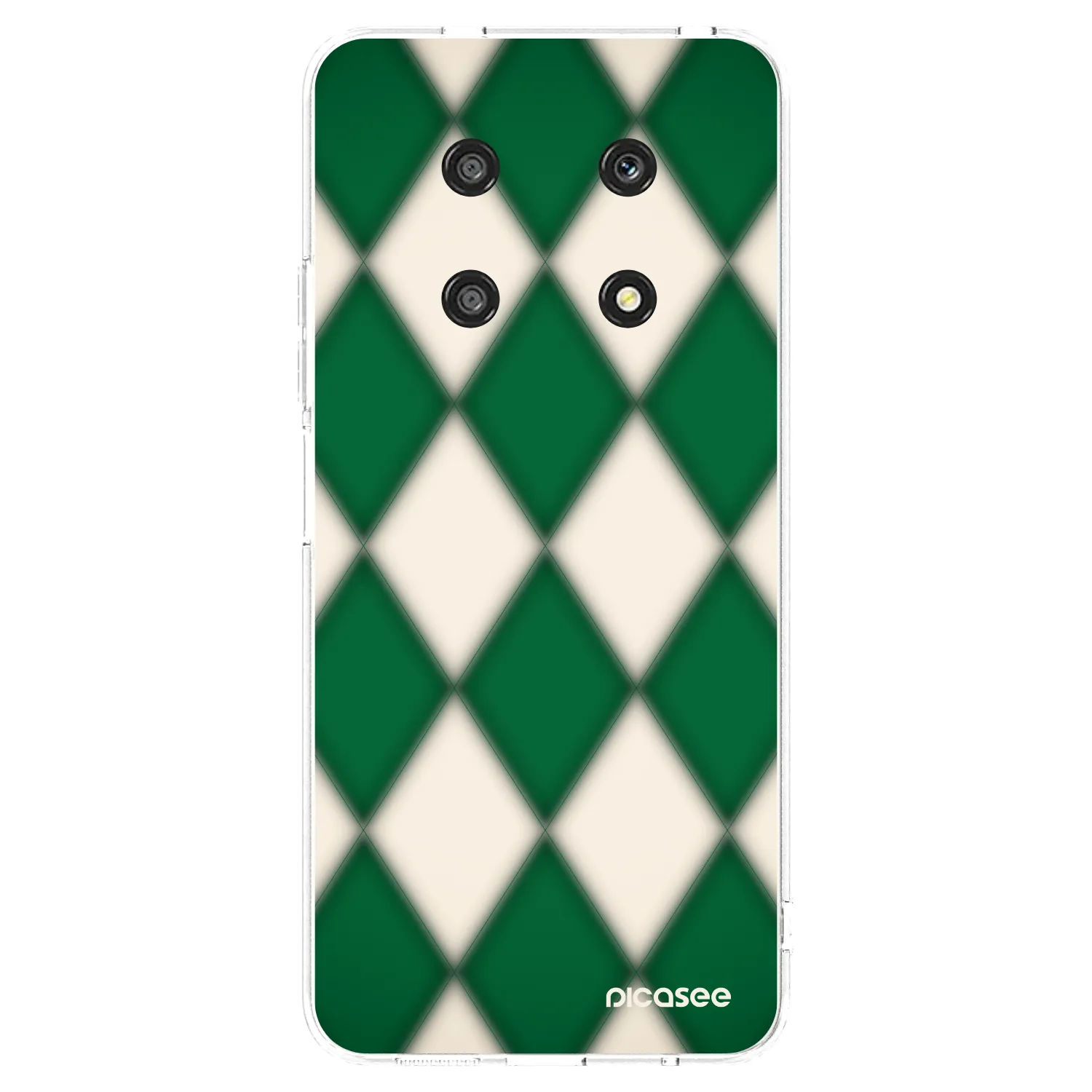 Picasee silikonowe przeźroczyste etui na Honor Magic4 Lite 5G - Emerald Diamond