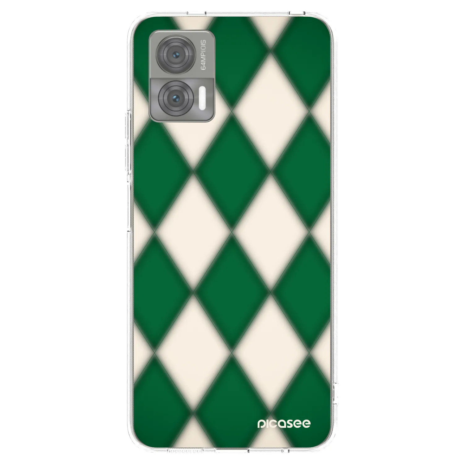 Picasee silikonowe przeźroczyste etui na Motorola Edge 30 Neo - Emerald Diamond
