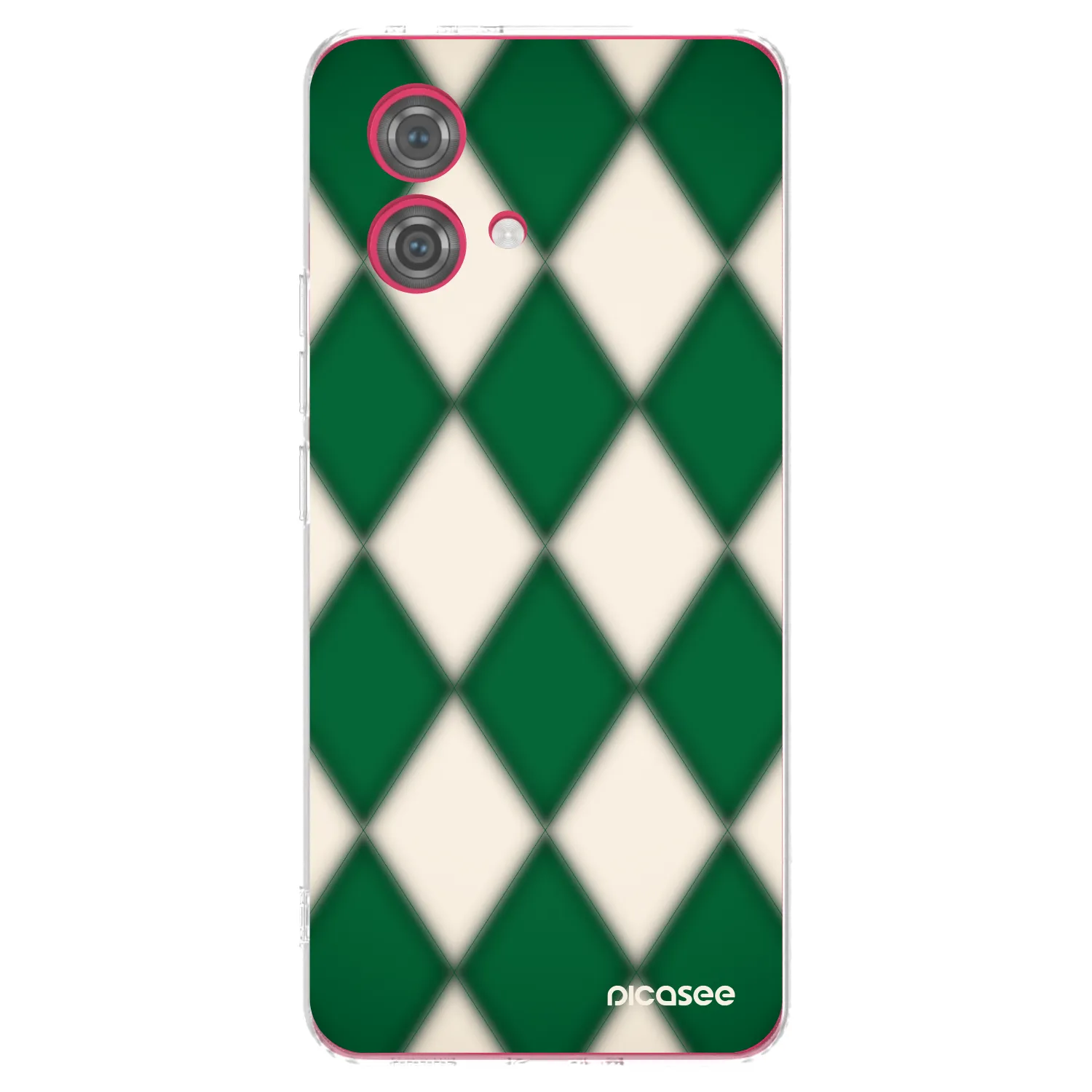 Picasee silikonowe przeźroczyste etui na Motorola Moto G84 5G - Emerald Diamond