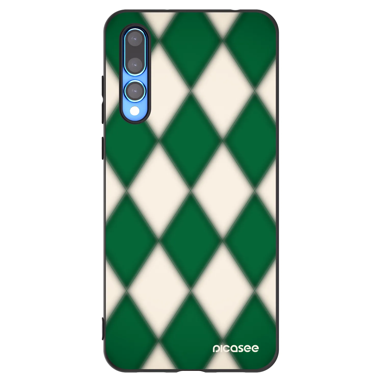 Picasee silikonowe czarne etui na Huawei P20 Pro - Emerald Diamond
