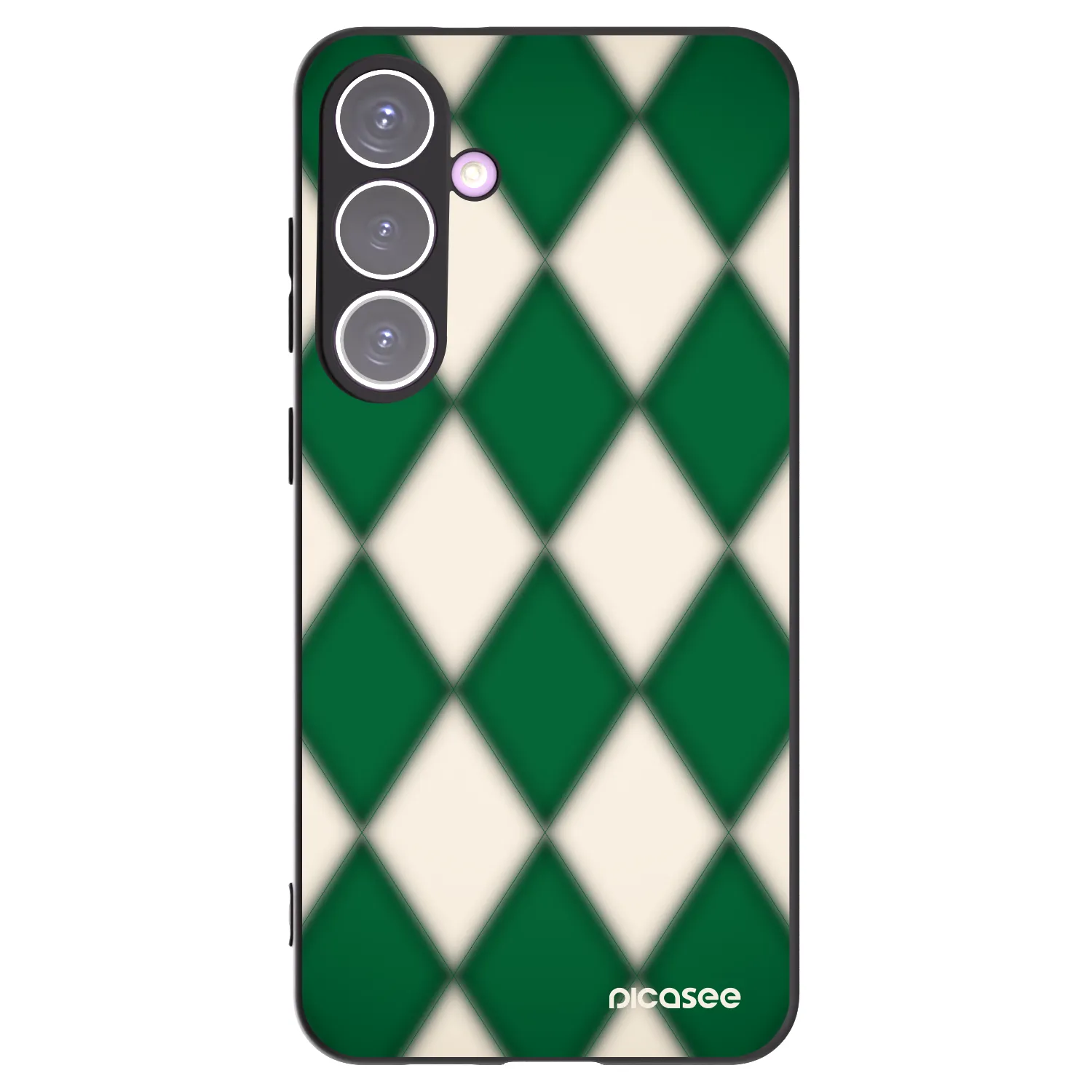 Picasee silikonowe czarne etui na Samsung Galaxy S24+ S926B 5G - Emerald Diamond
