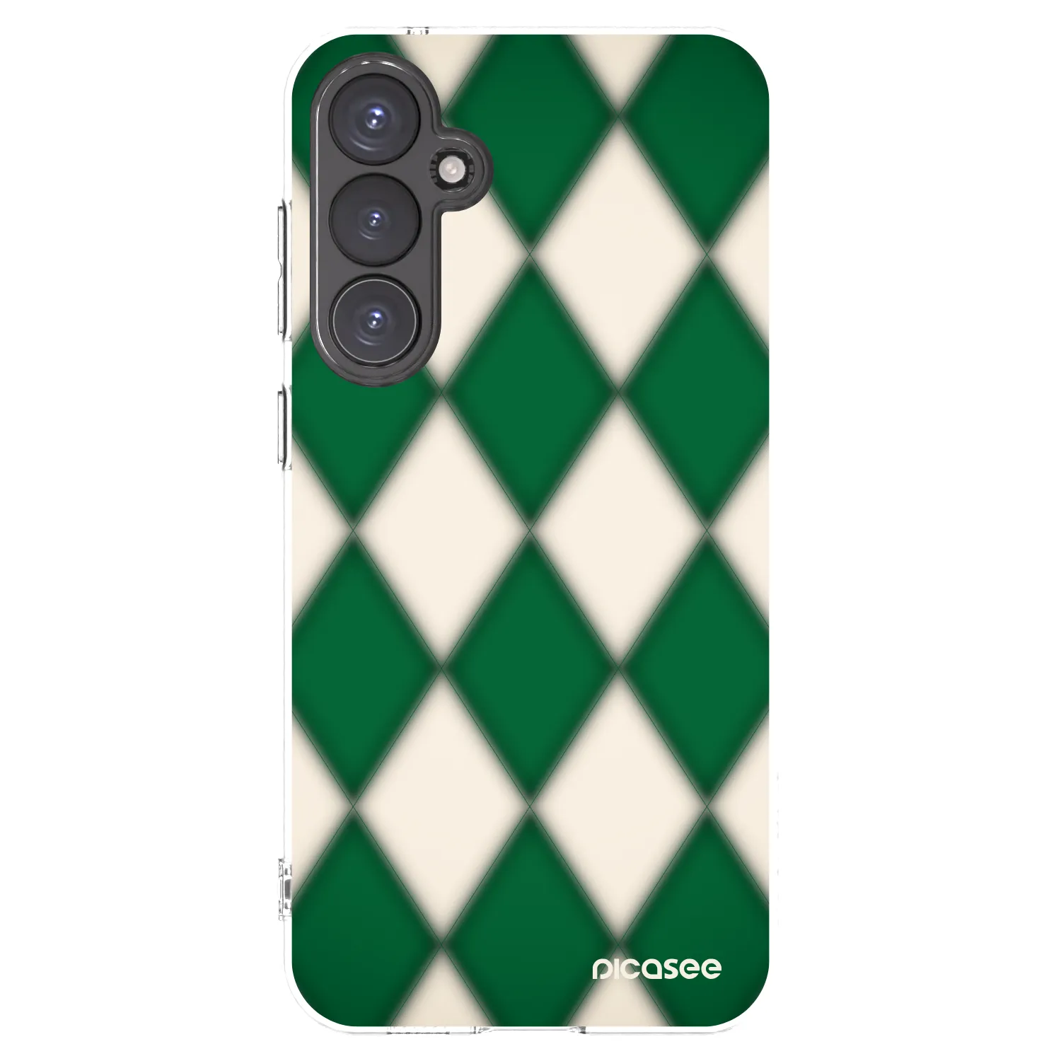 Picasee silikonowe przeźroczyste etui na Samsung Galaxy S23 FE S711B - Emerald Diamond