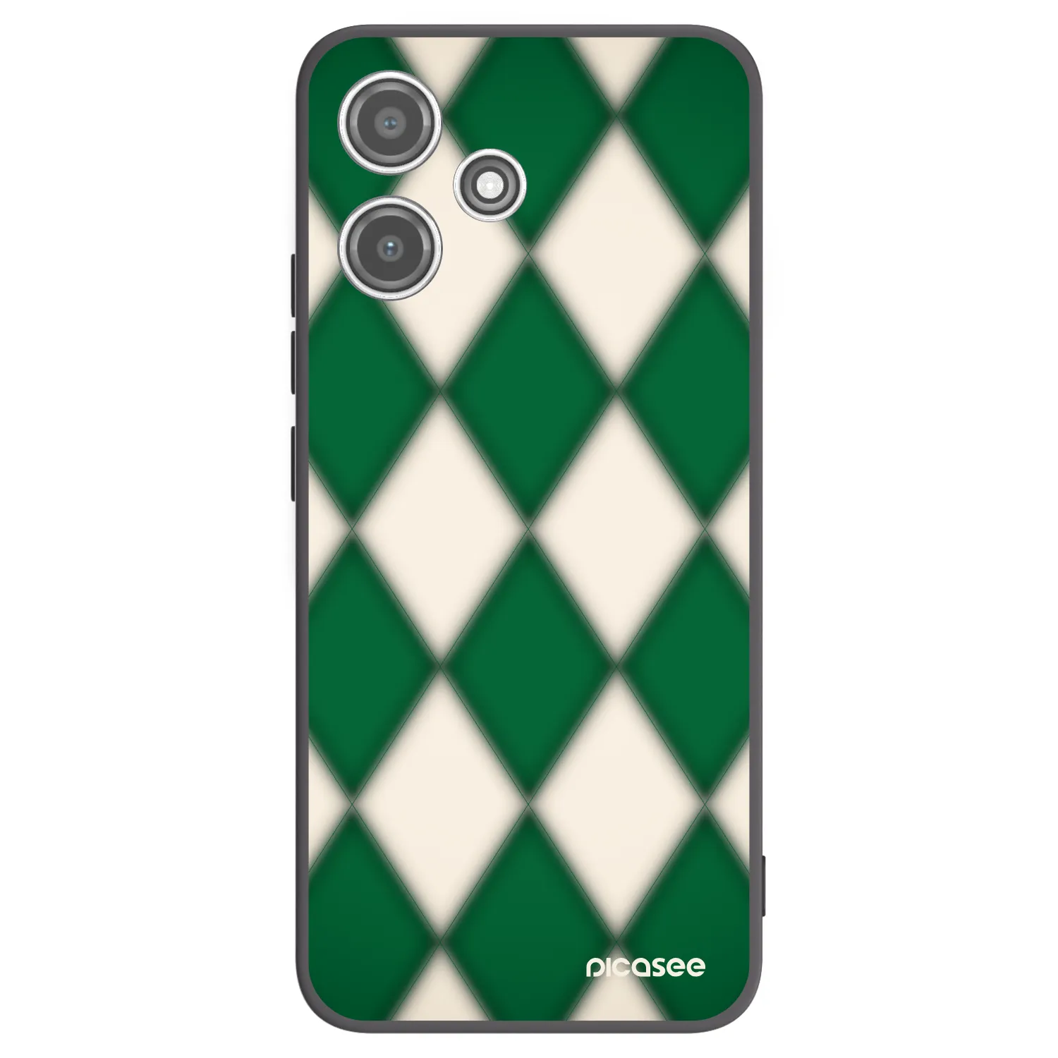 Picasee silikonowe czarne etui na Xiaomi Redmi 12 5G - Emerald Diamond